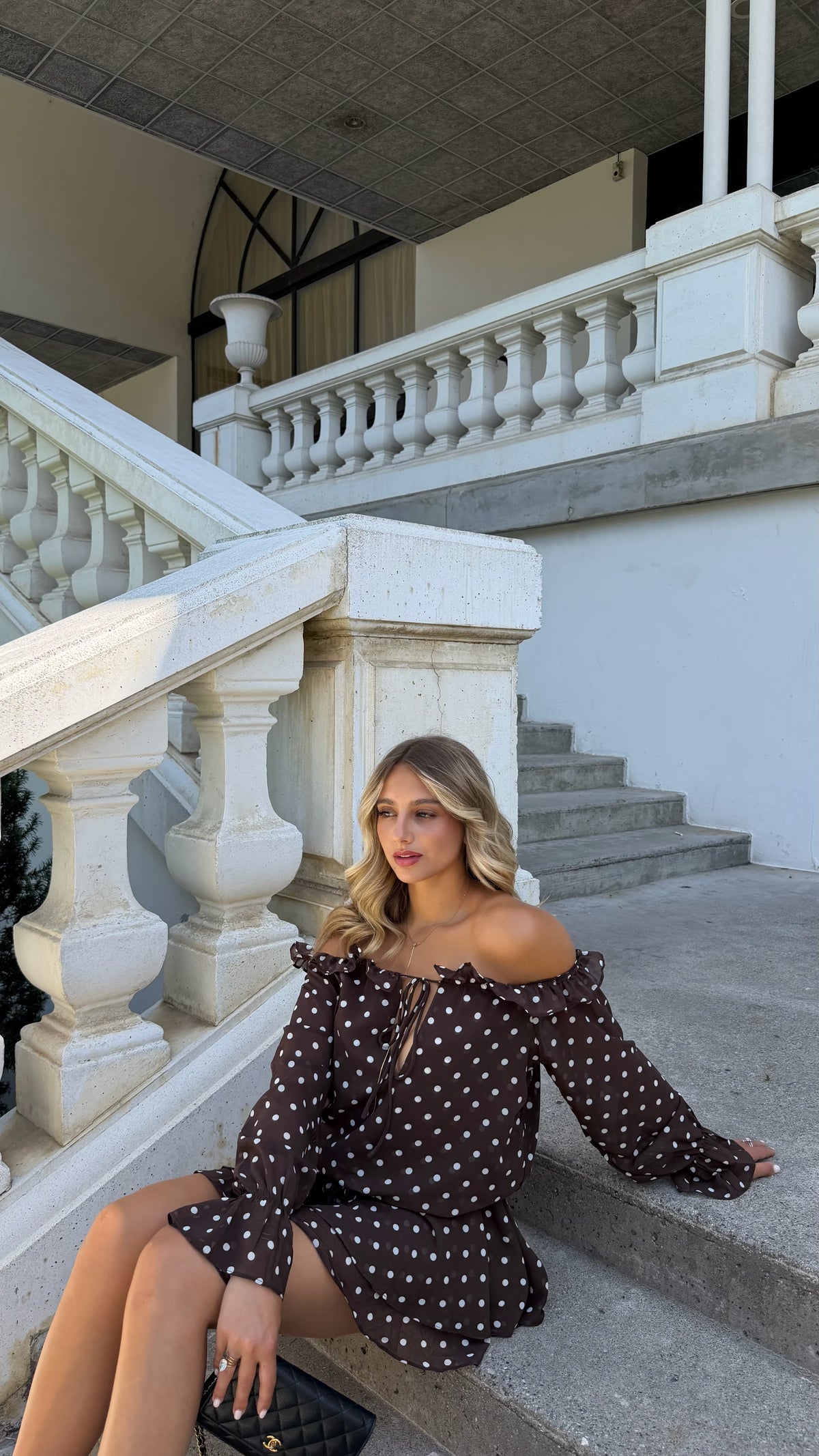 INES PLAYSUIT - CHOCO DOT