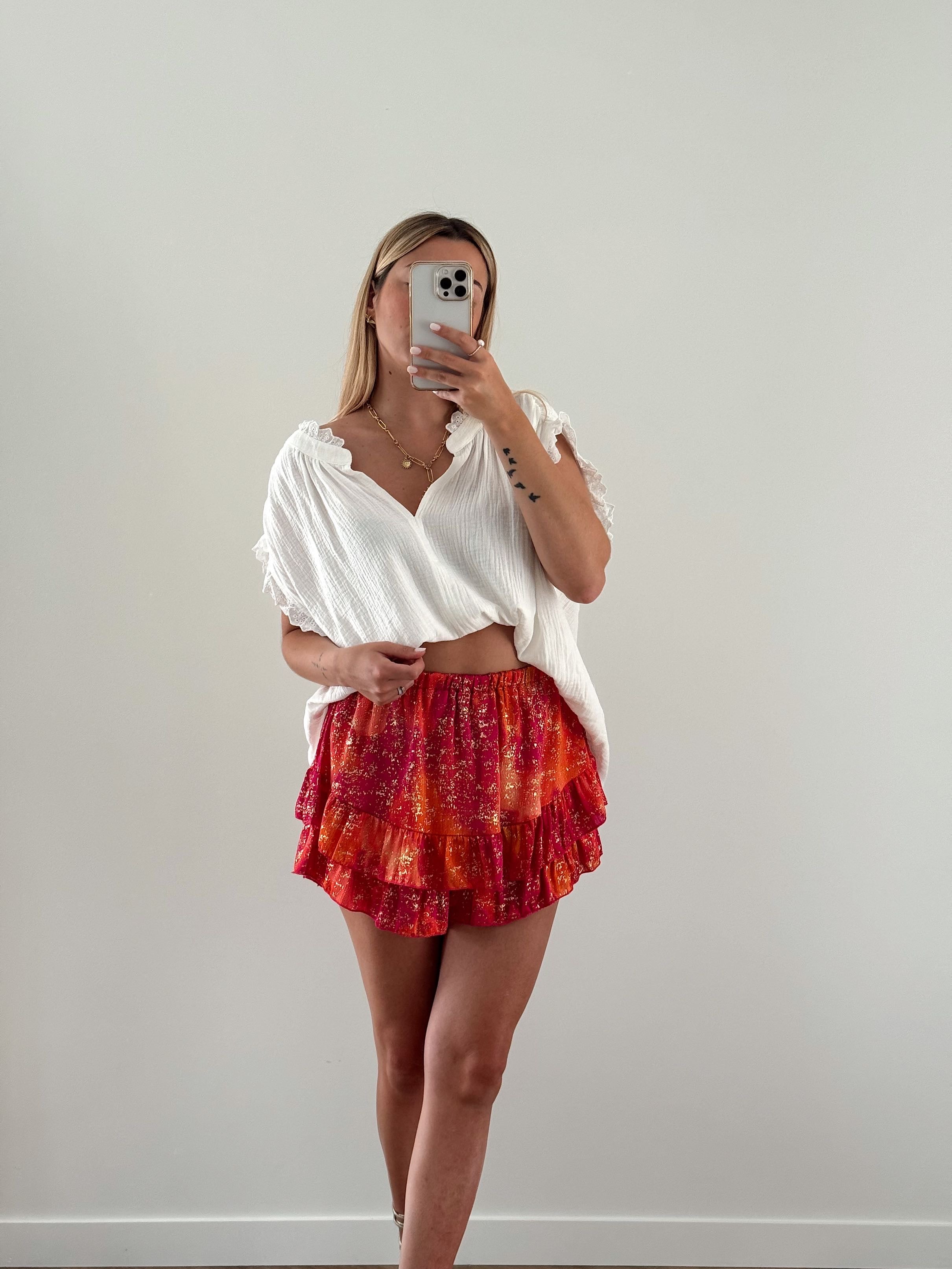 FALDA-SHORTS- NOELLIE - ROSA