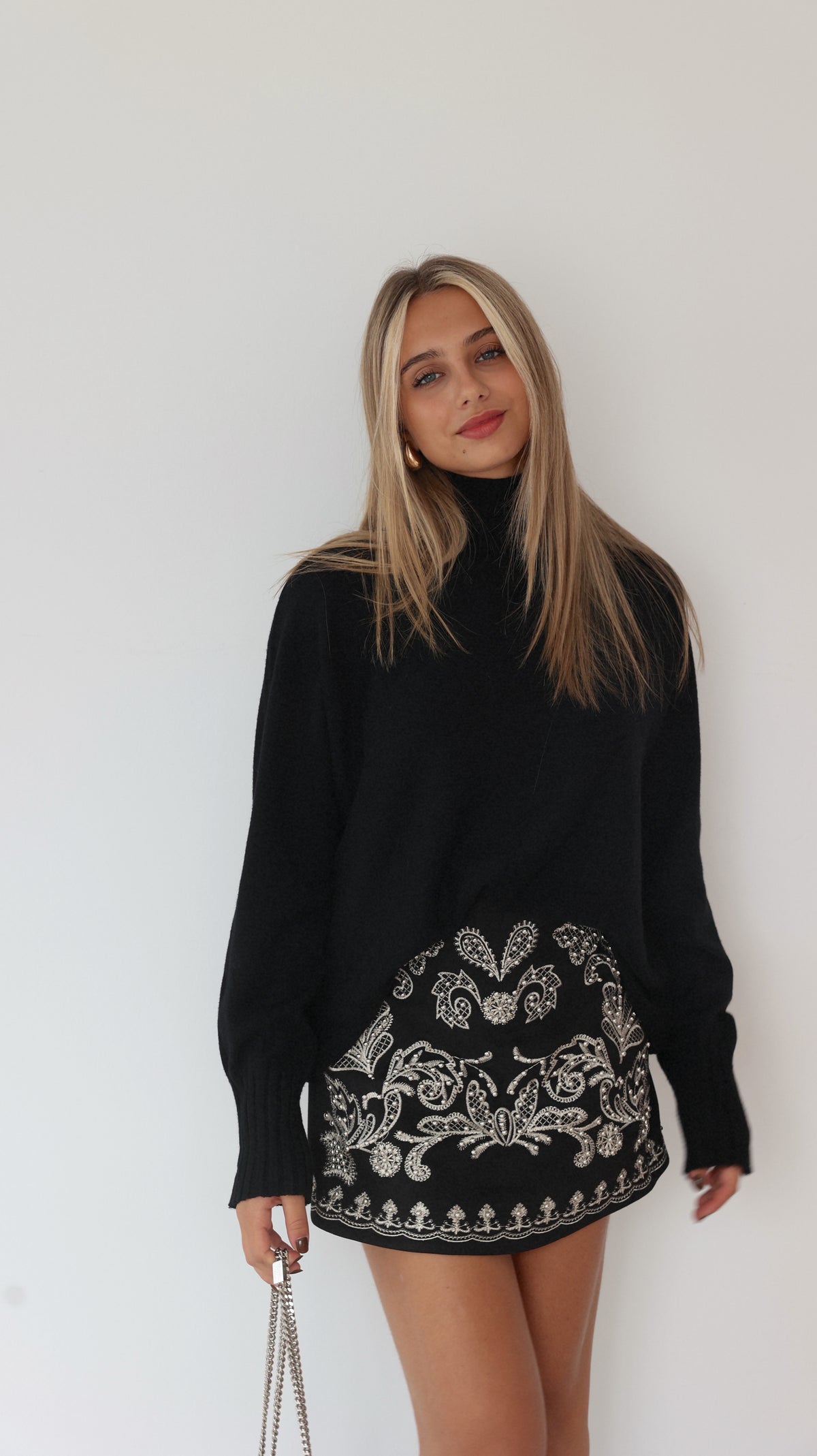 JUPE-SHORT YSIA - NOIR