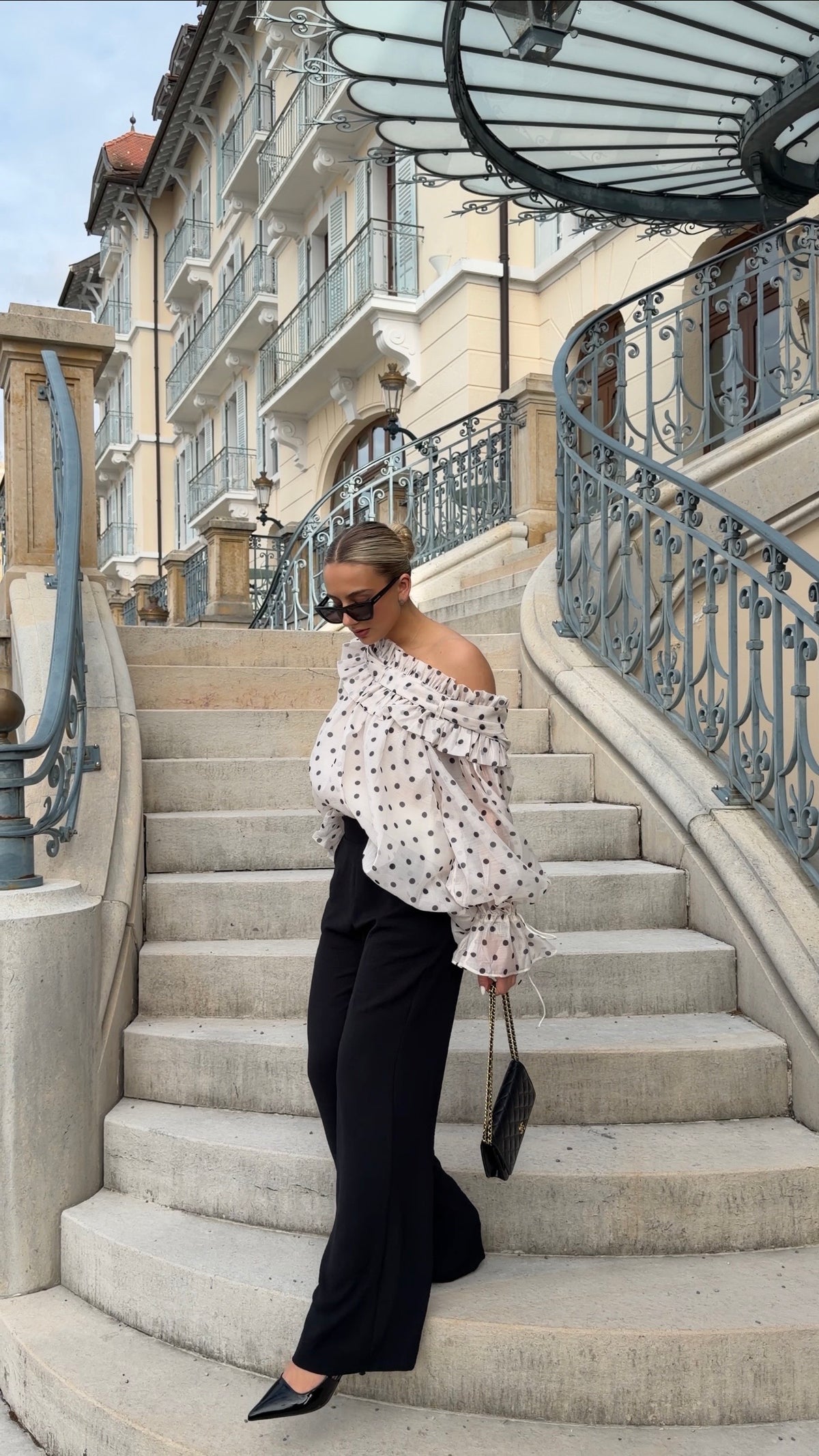 BRIGITTE BLOUSE - POLKA DOT