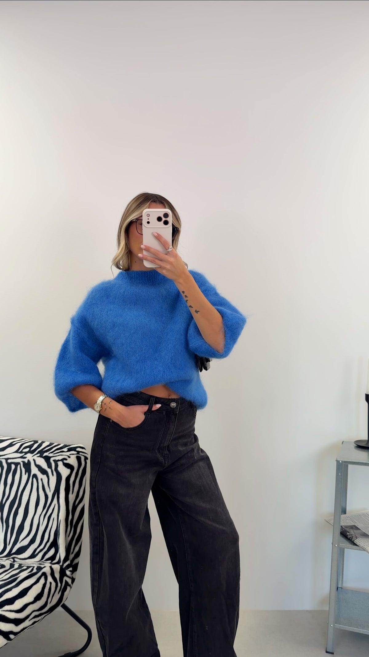 PULL VALERIE - BLEU