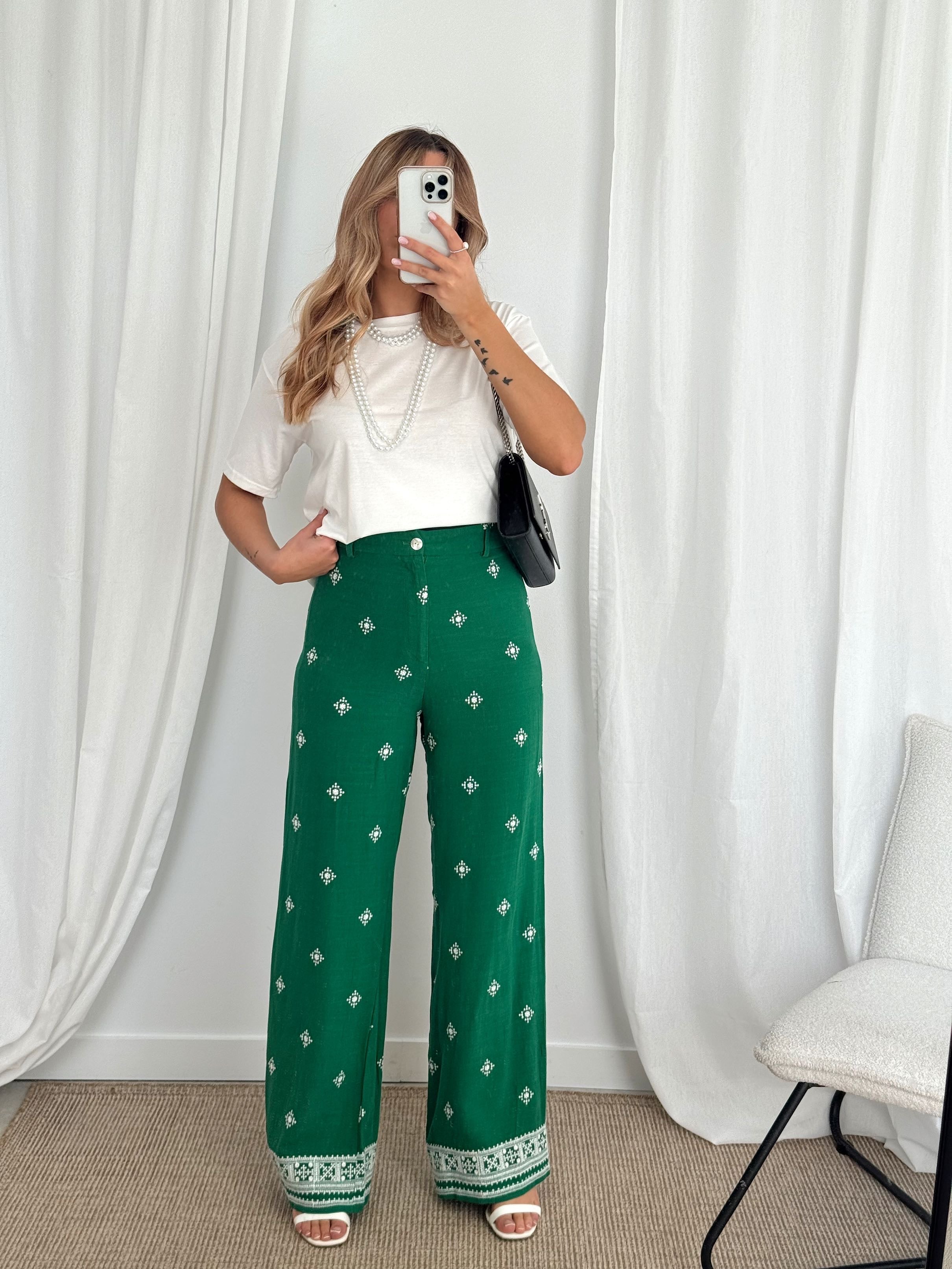 PANTALON MURA - VERT