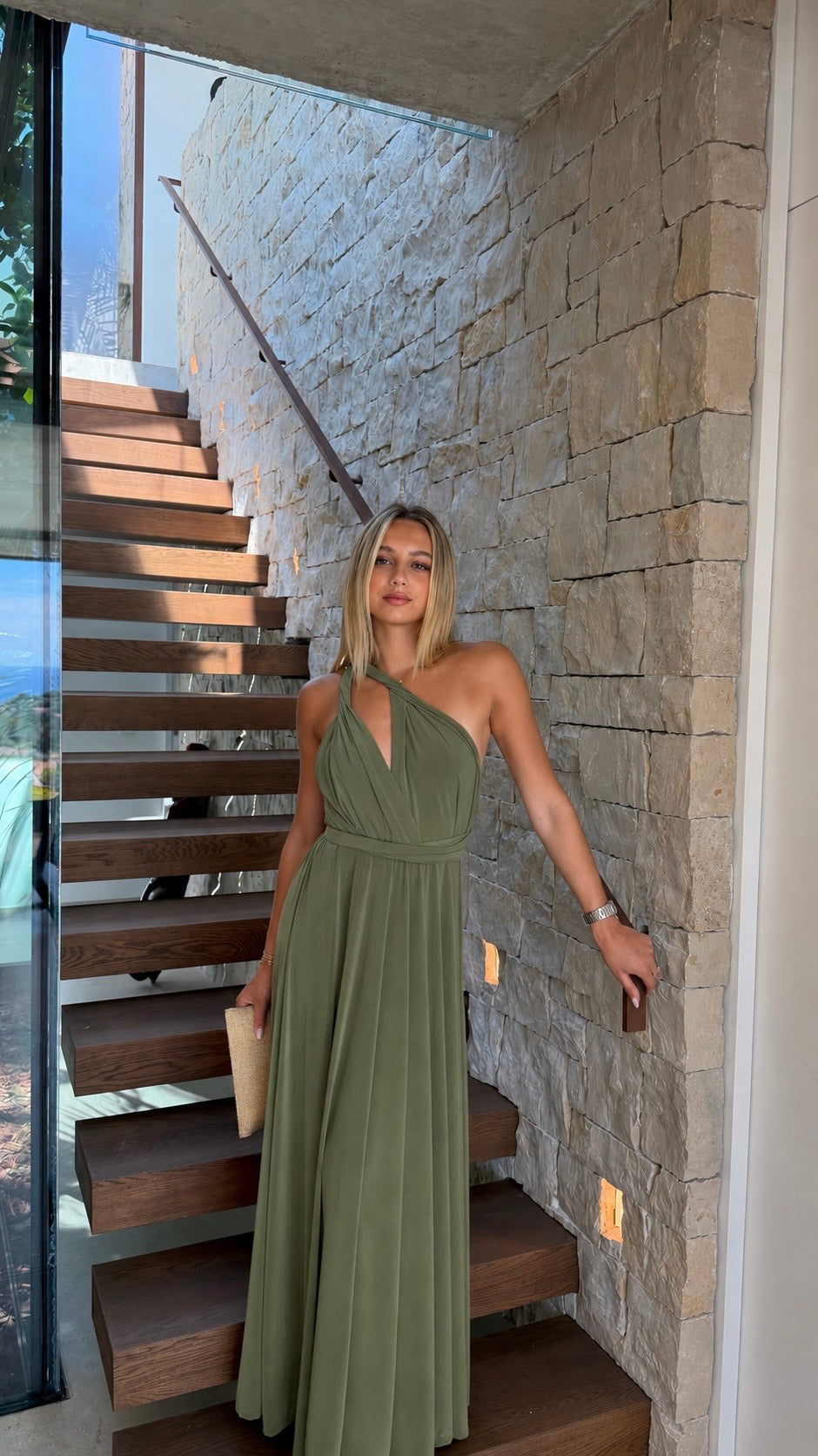 ROBE OLIVIA - VERT