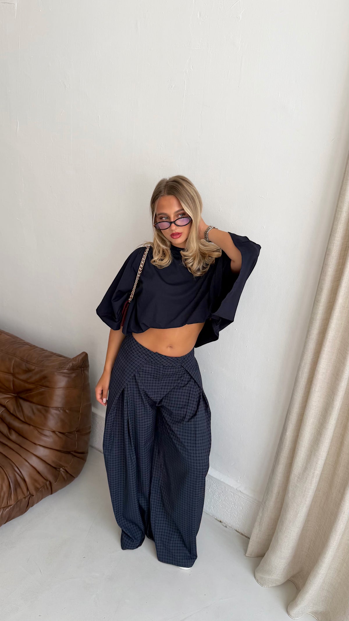 PANTALON STEPHANE - MARINE