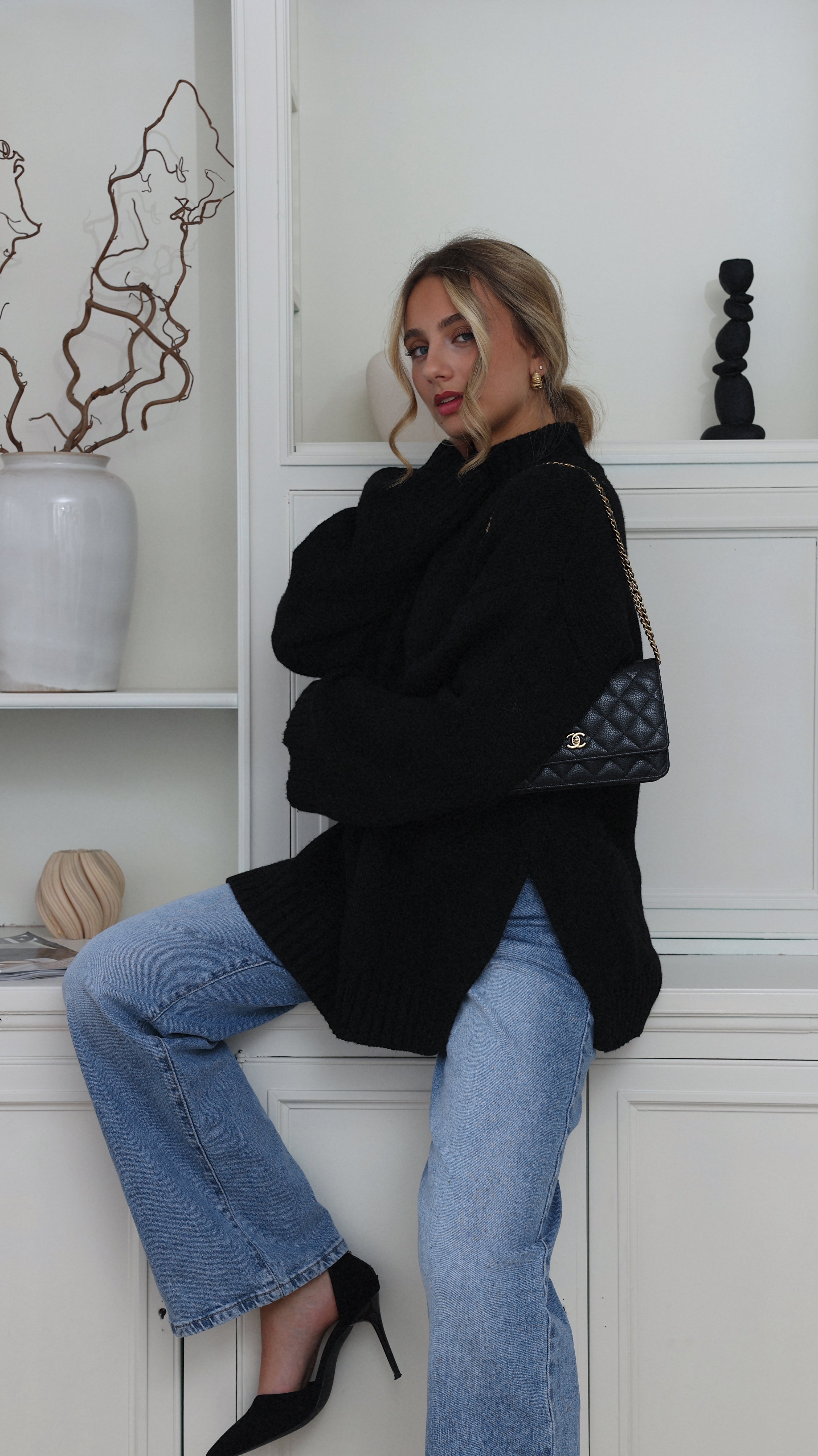 ZORA PULLOVER - BLACK