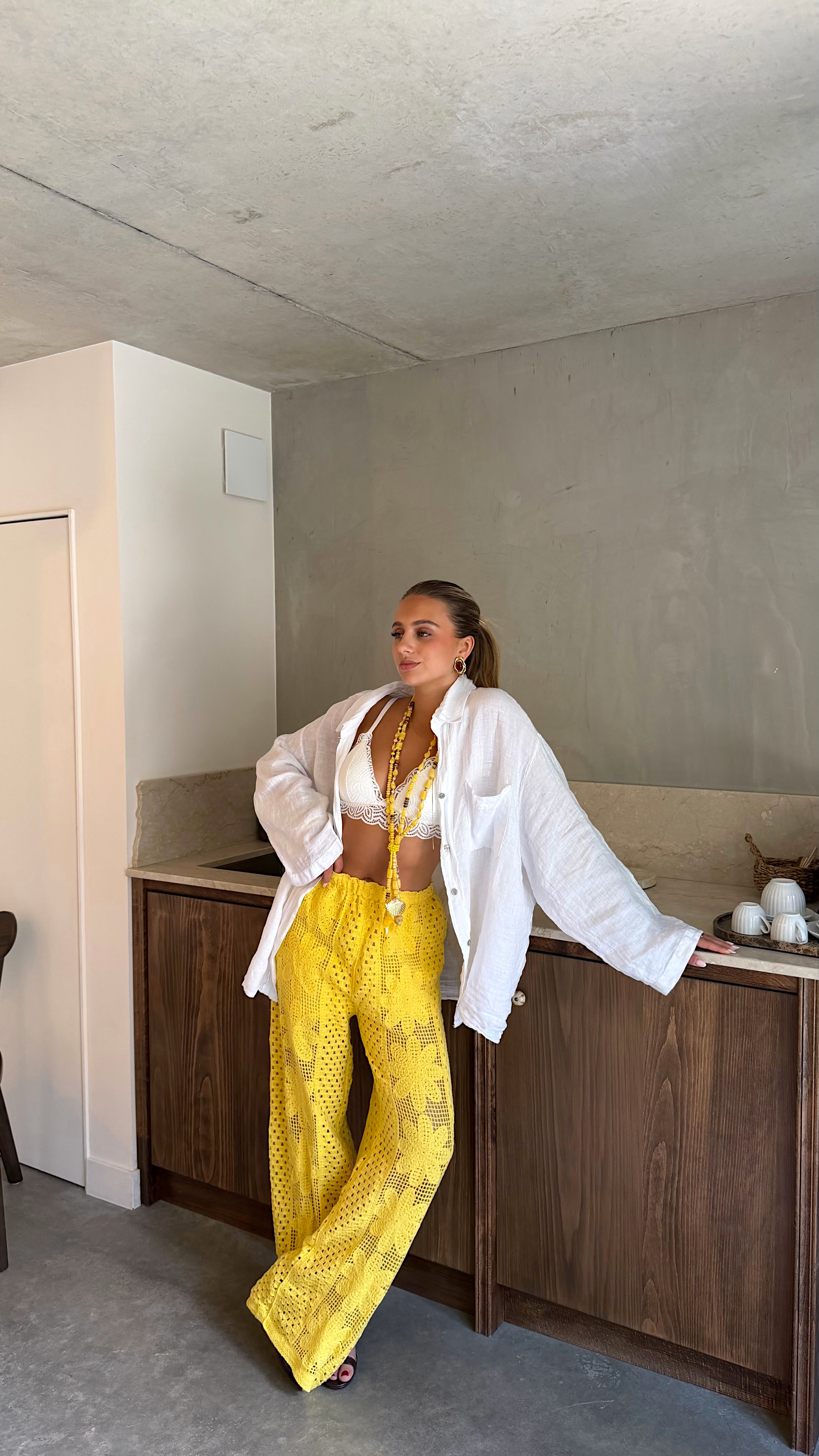 PANTALÓN DE VERANO - AMARILLO