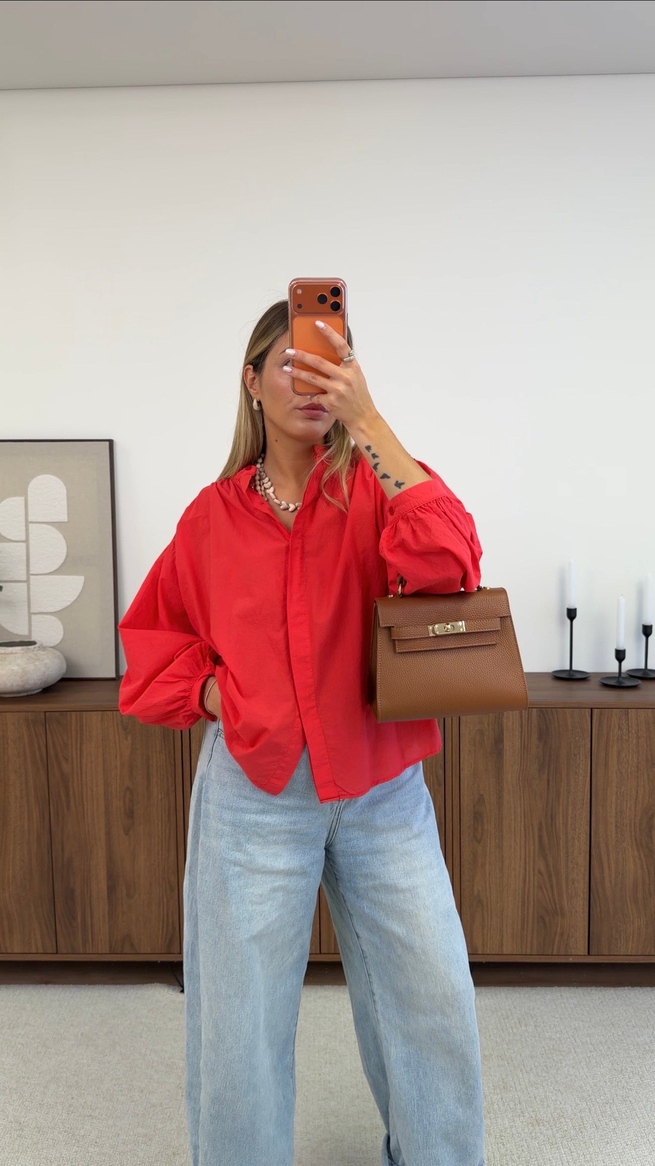 CLÉA BLOUSE - RED