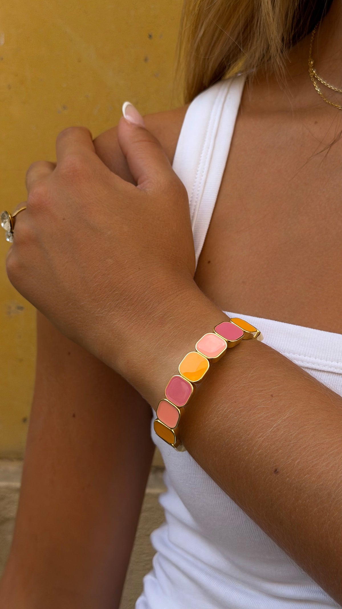 BRACELET OPALINE - ROSE