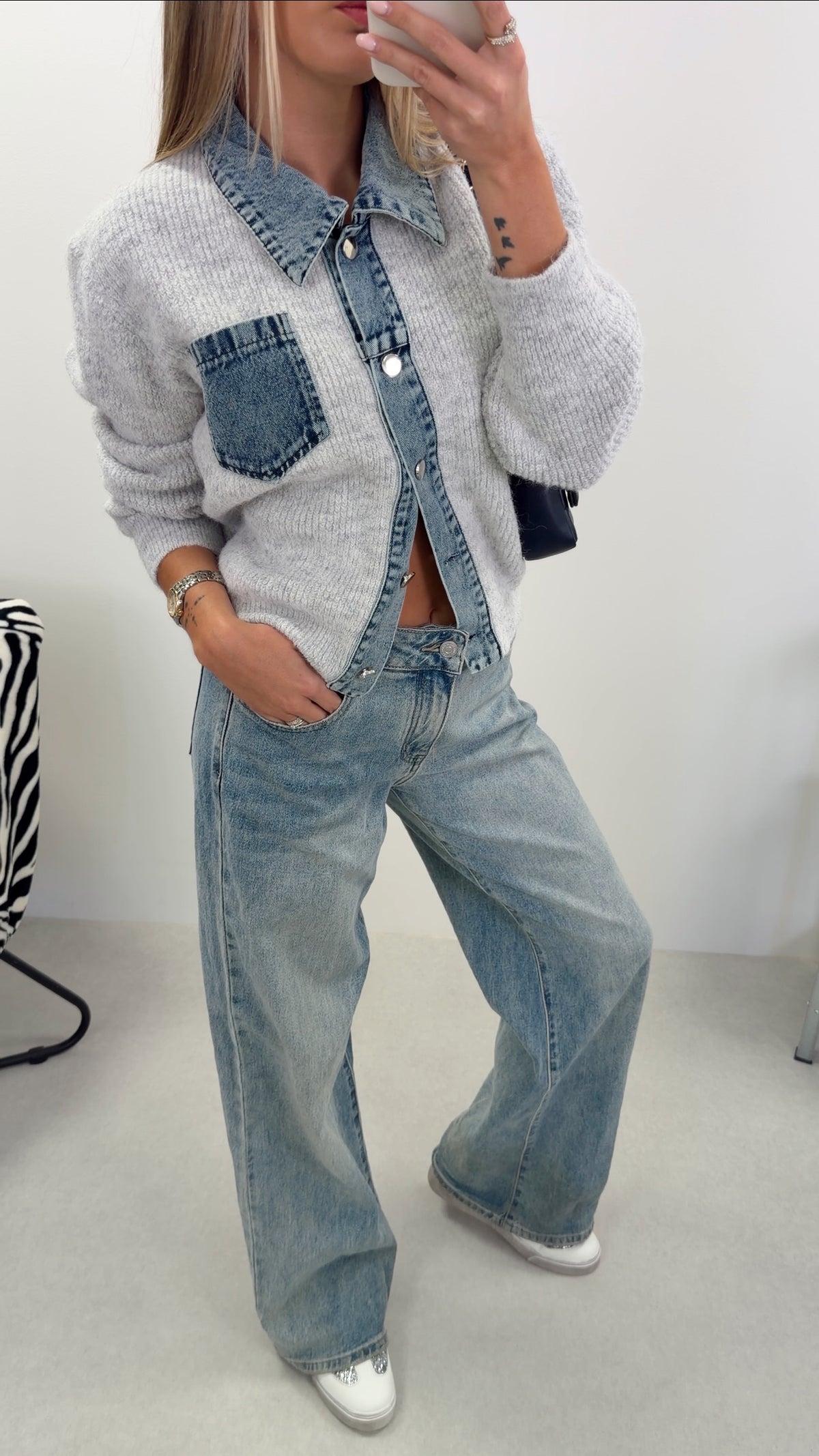 GILET JOE - GRIS