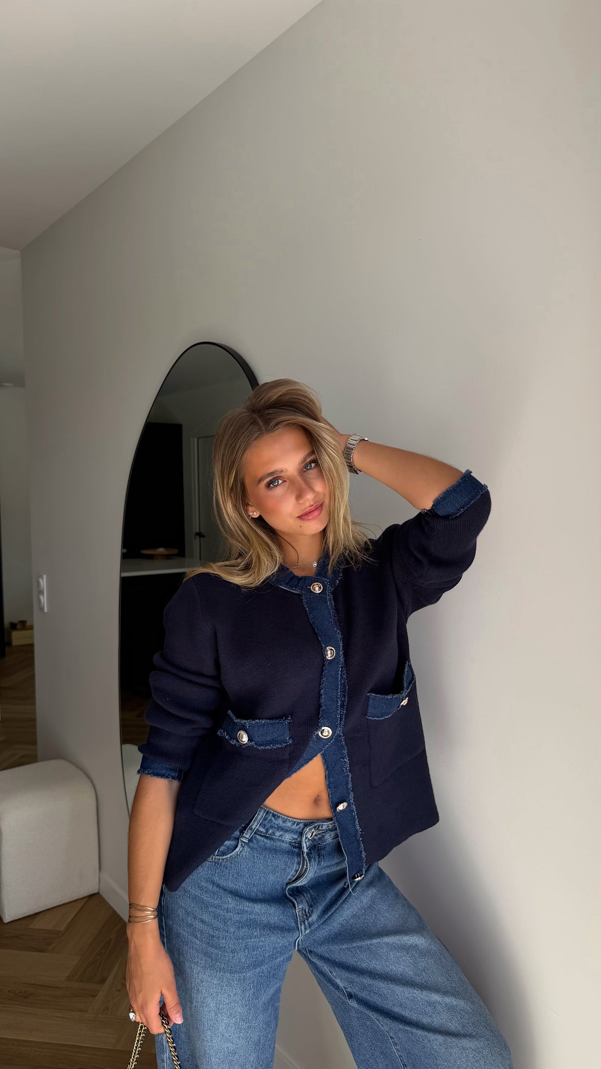 GILET SYLVIA - MARINE