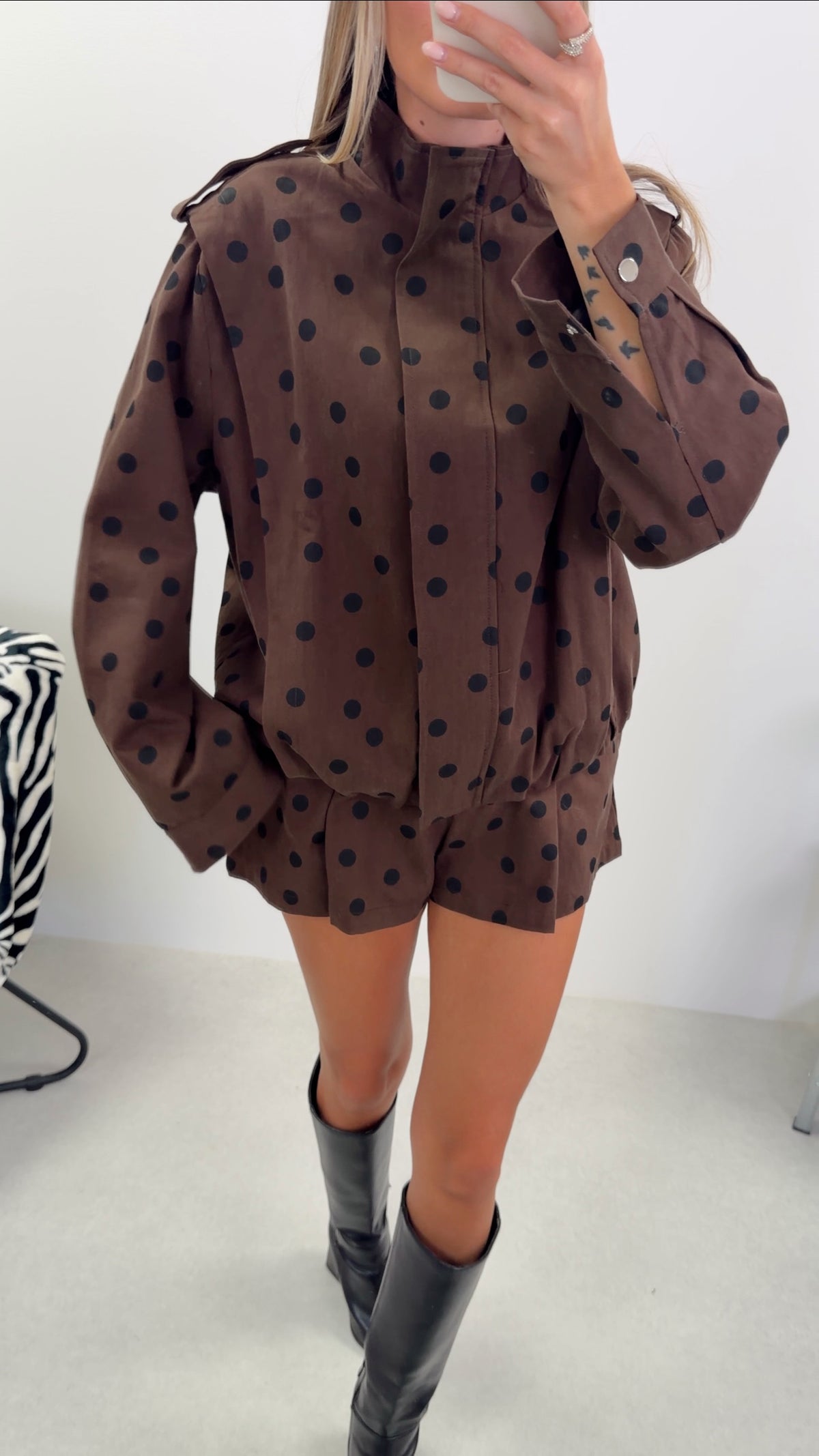 VESTE LOUISE - CHOCO