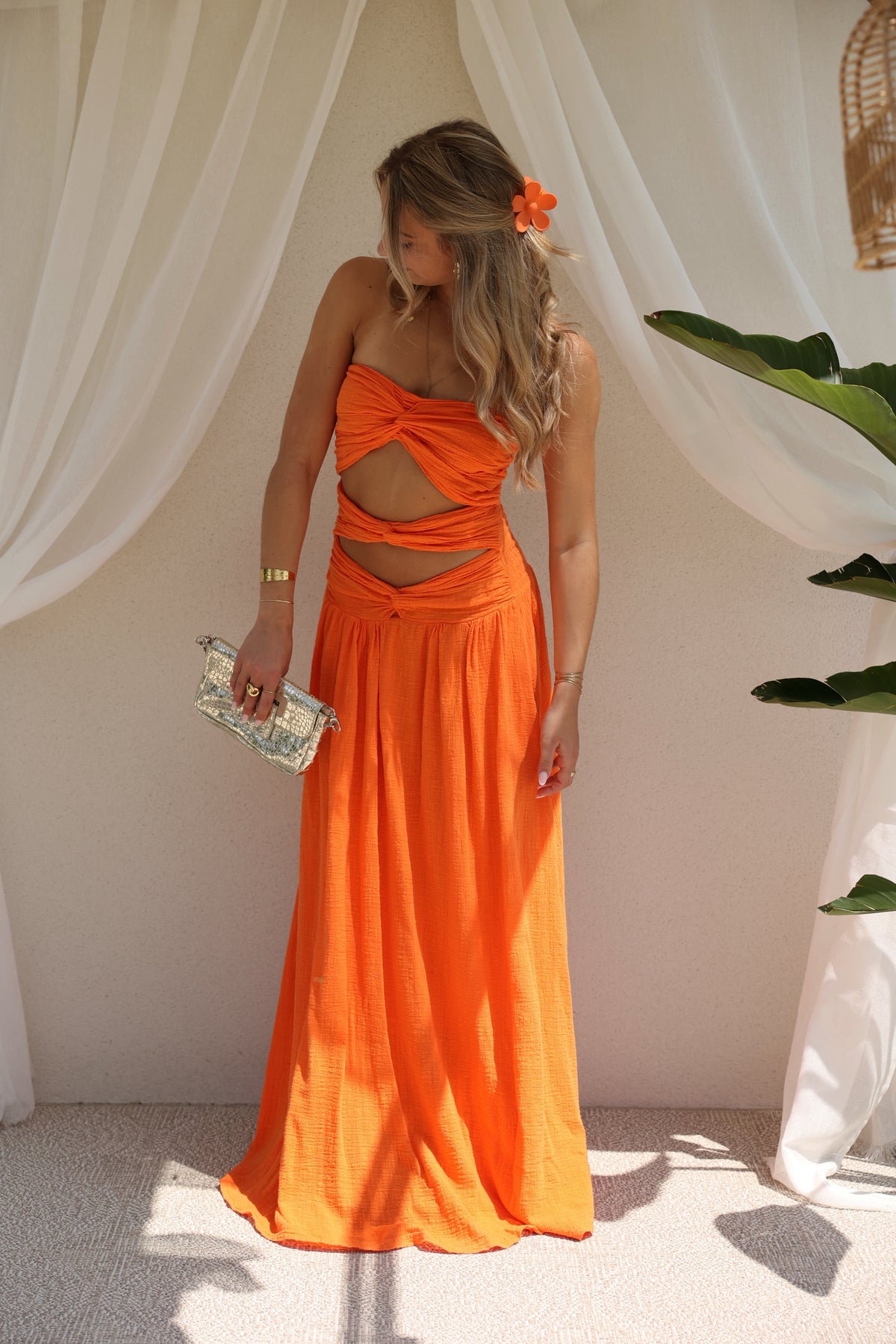VESTIDO YSÉE - NARANJA
