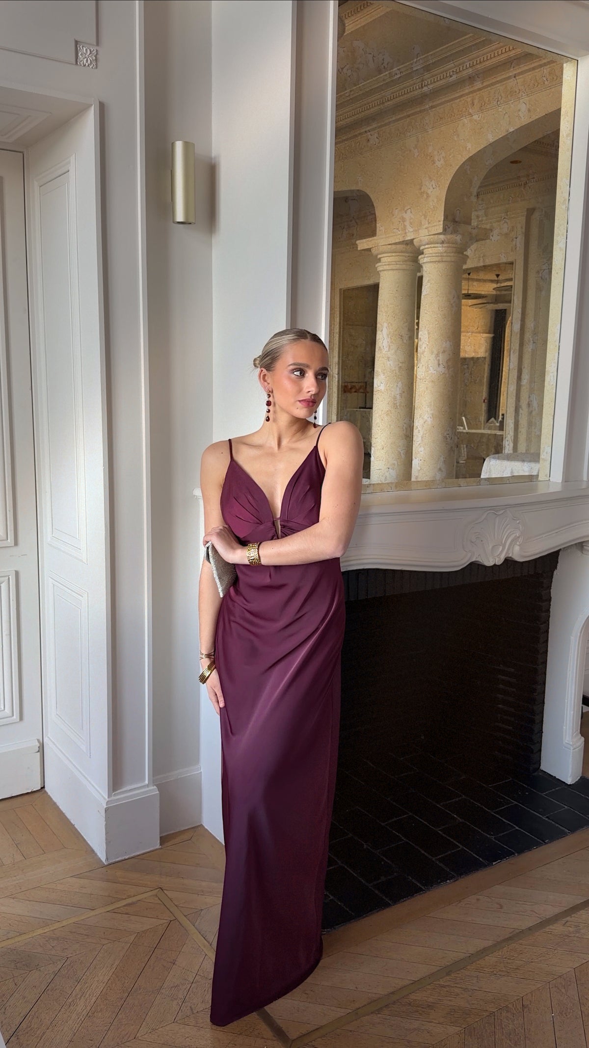 ROBE ANITA - PRUNE