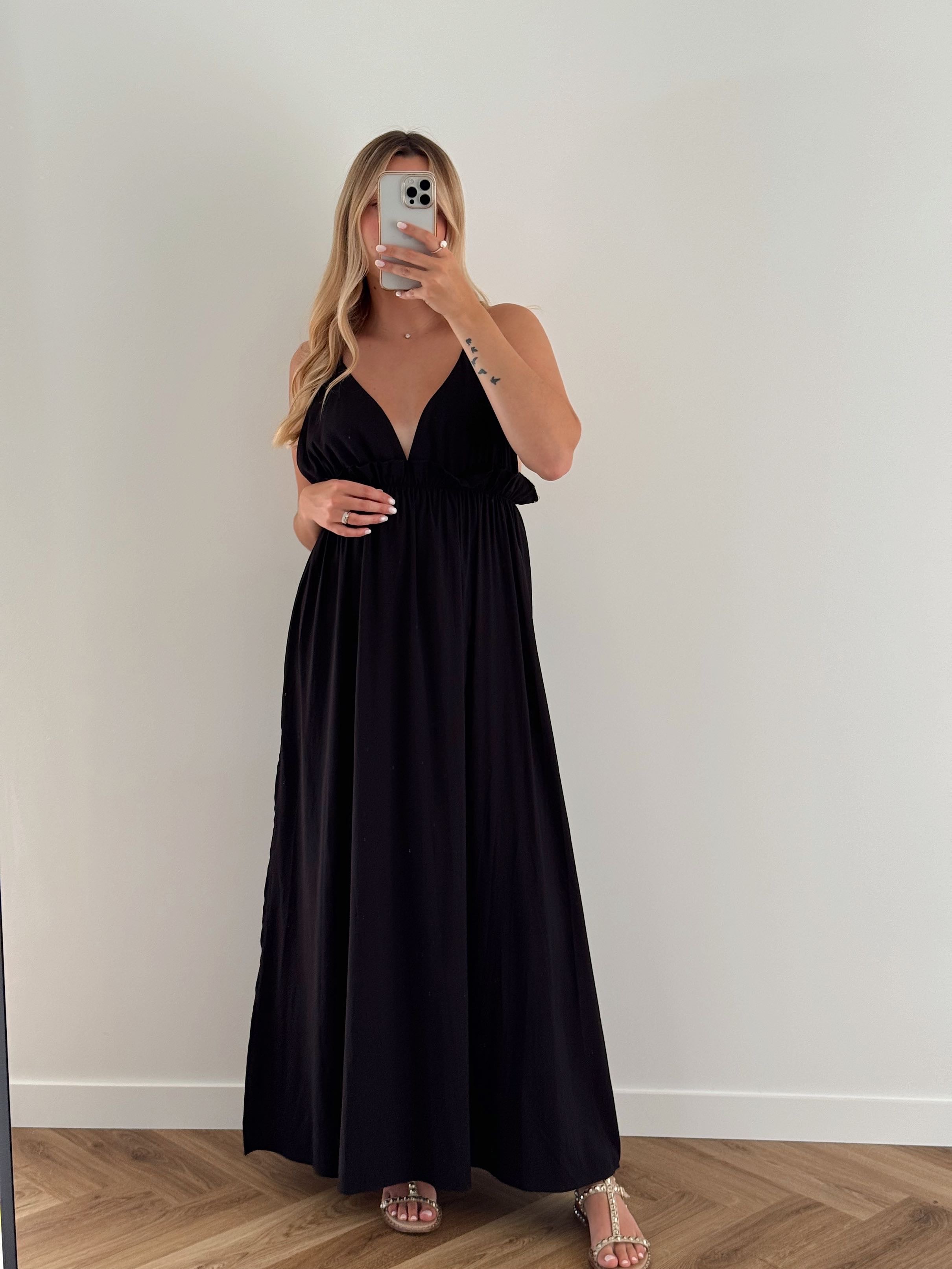 ROBE ANISSA -  NOIR