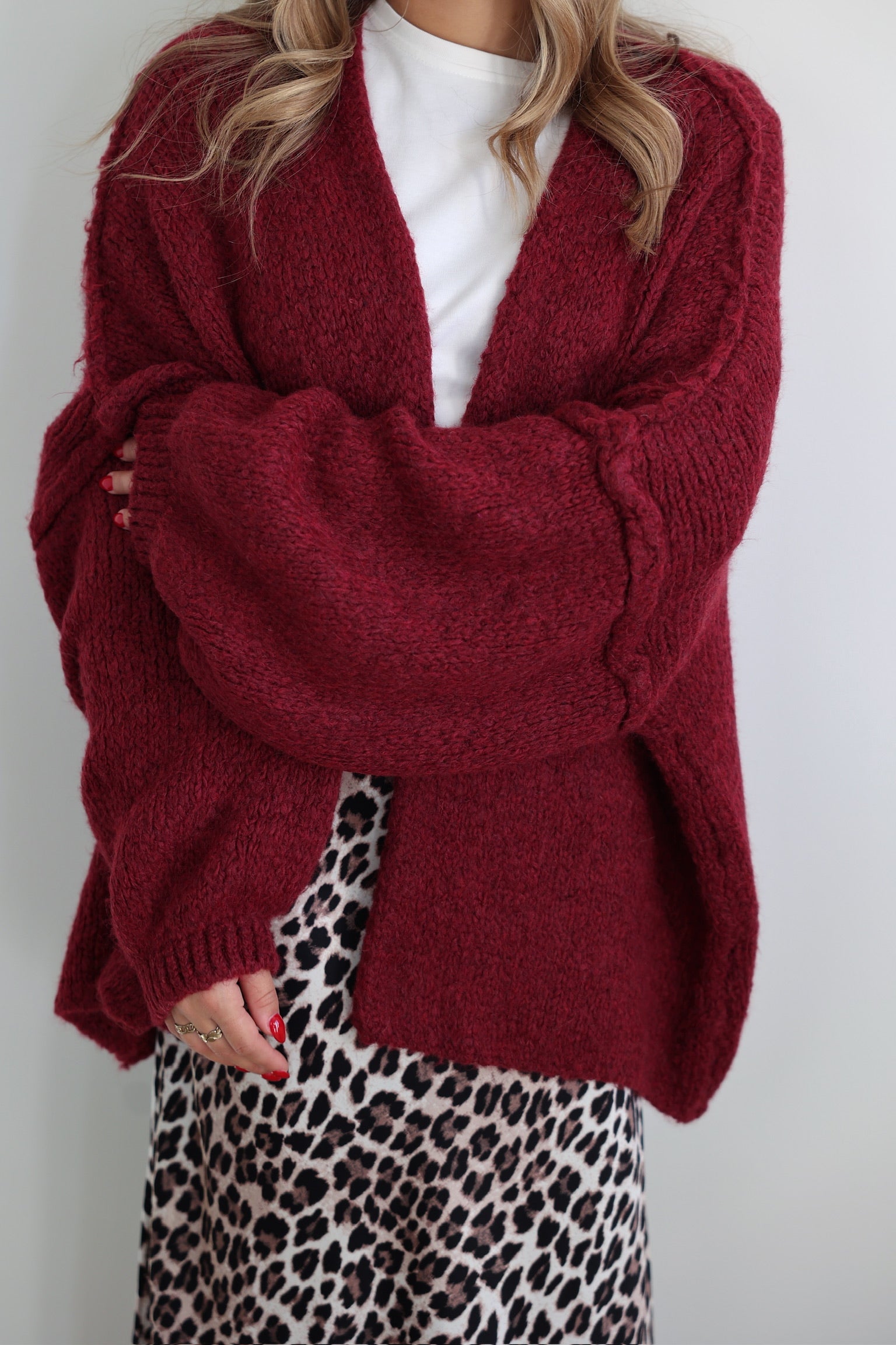 GILET LOU - BORDEAUX