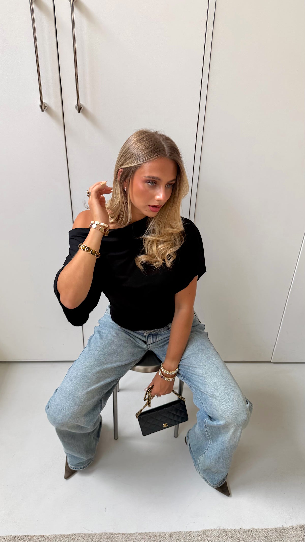 TOP MILA - NOIR