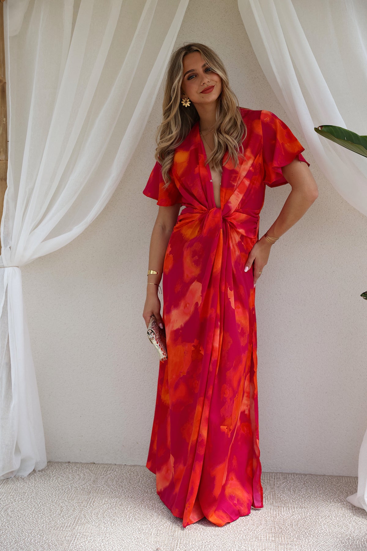 ISADORA DRESS - RED