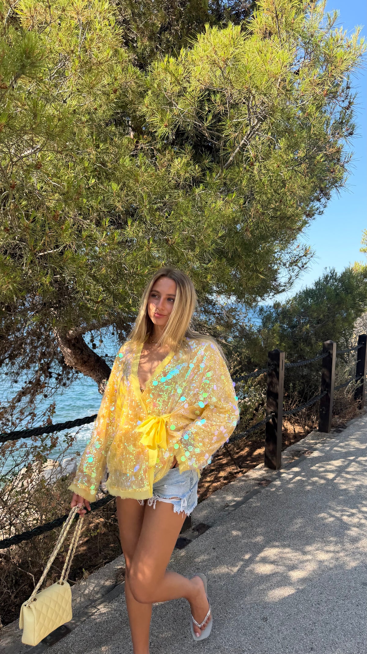 GILET ALICE - JAUNE