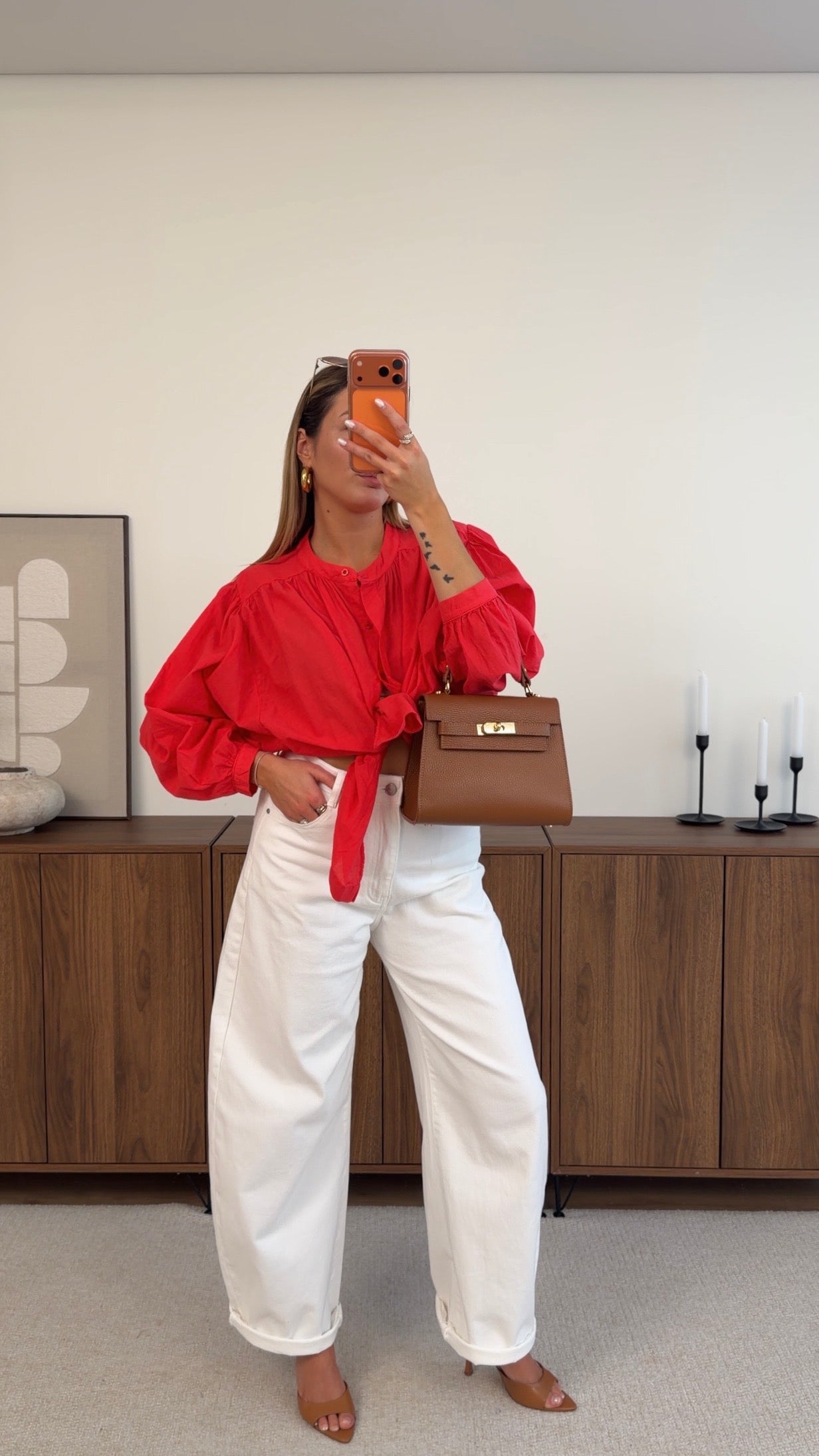 CLÉA BLOUSE - RED