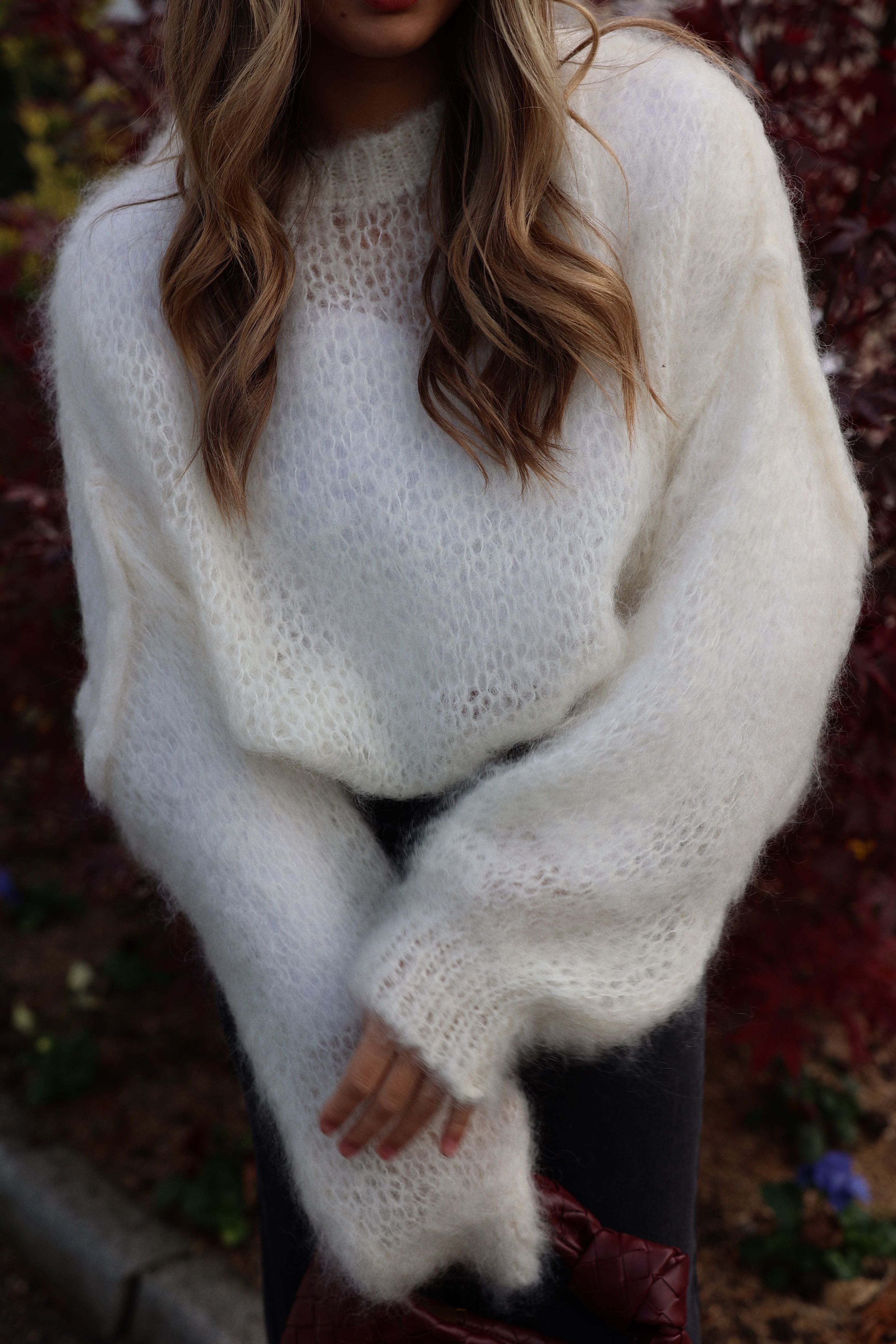 MOHAIR SWEATER - ECRU