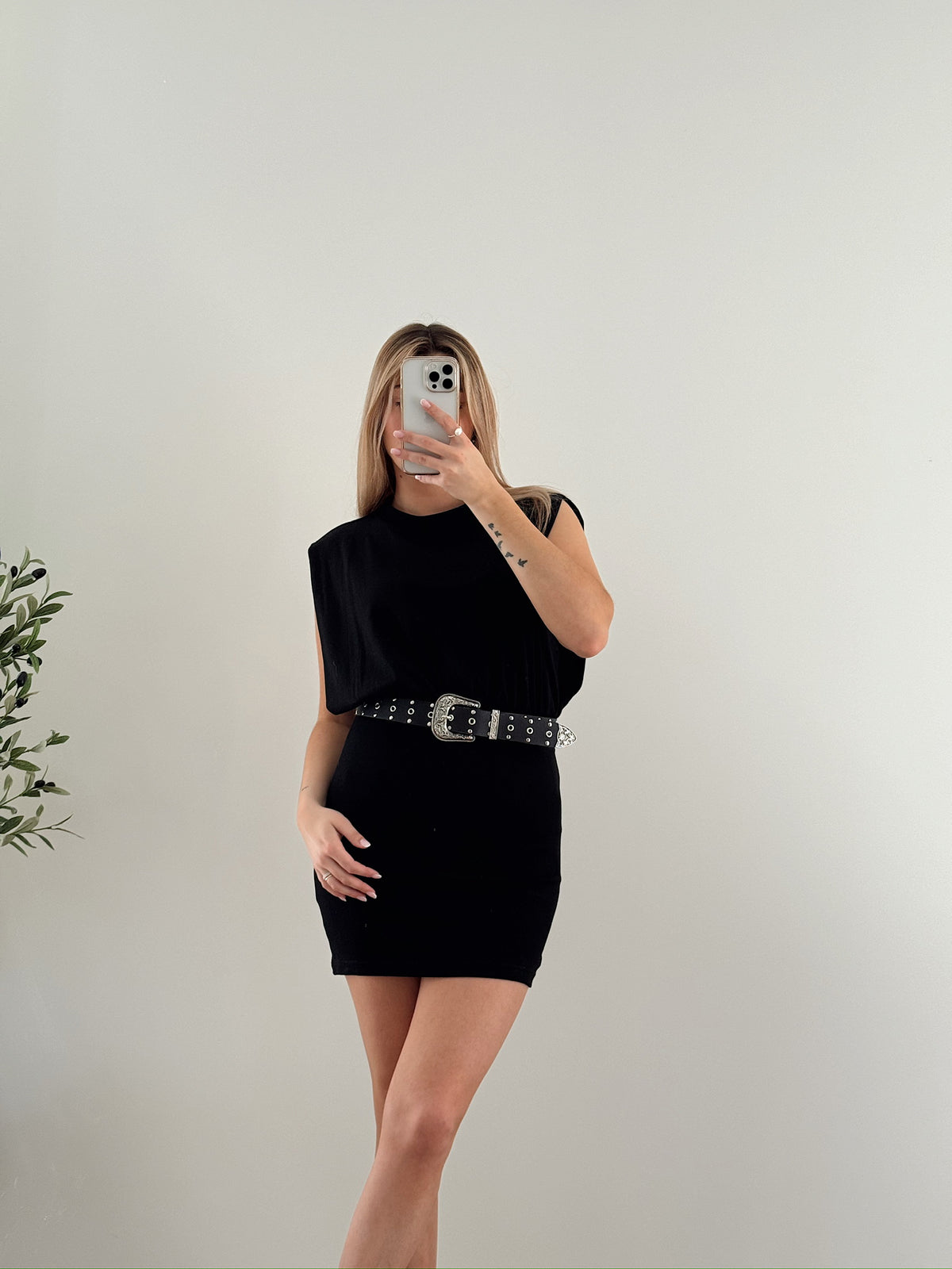 ROBE VENISE - NOIR