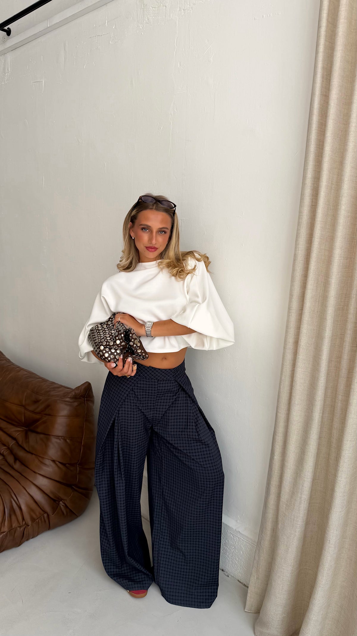 PANTALON STEPHANE - MARINE