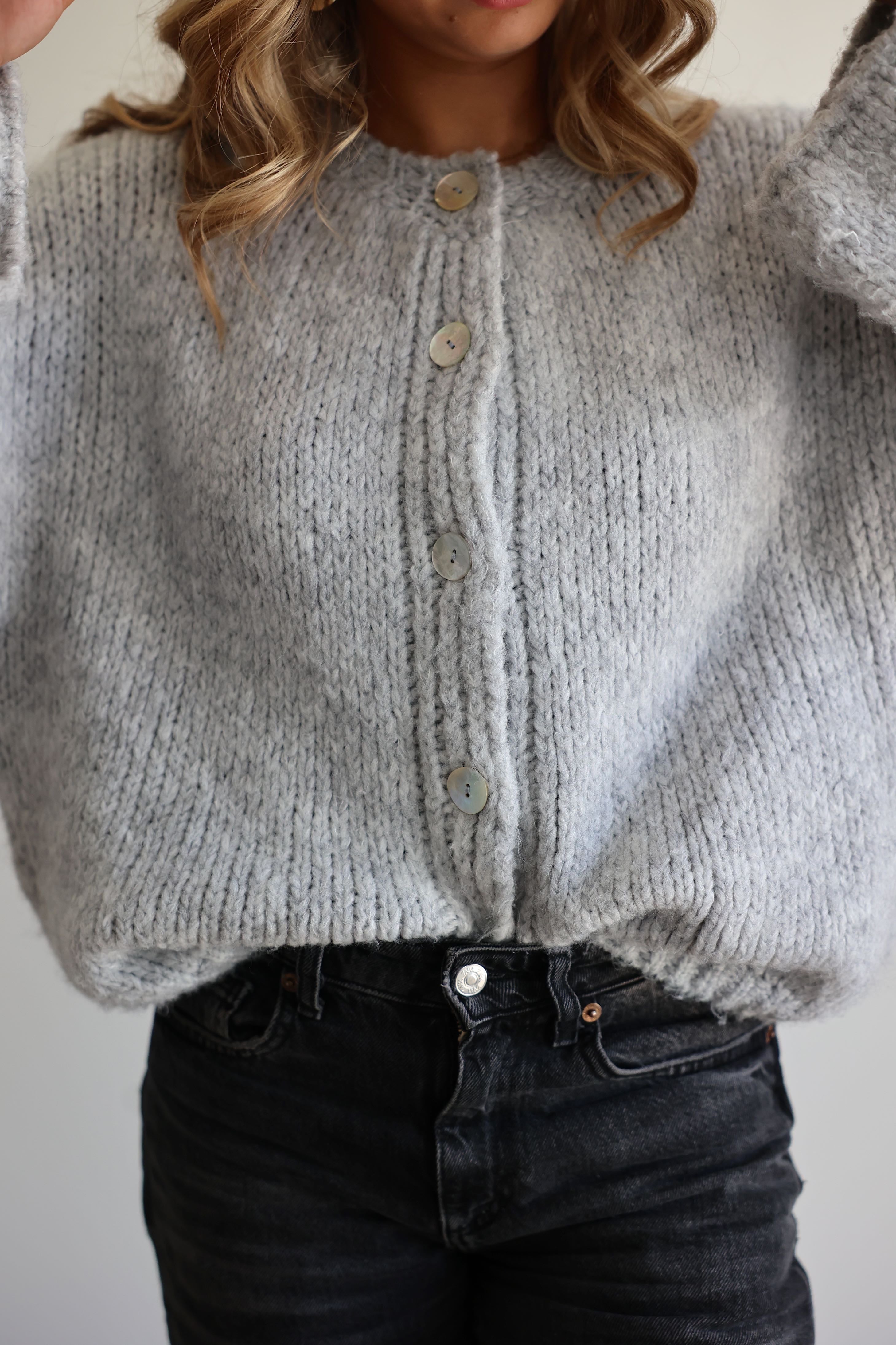 LARA CARDIGAN - GREY