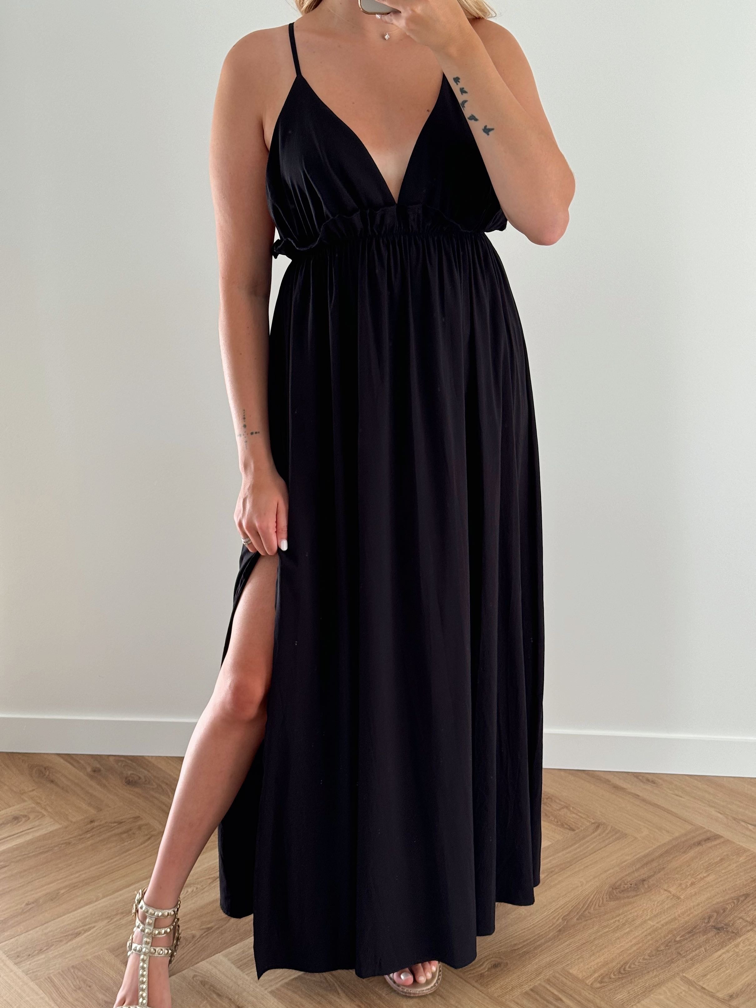 ROBE ANISSA -  NOIR