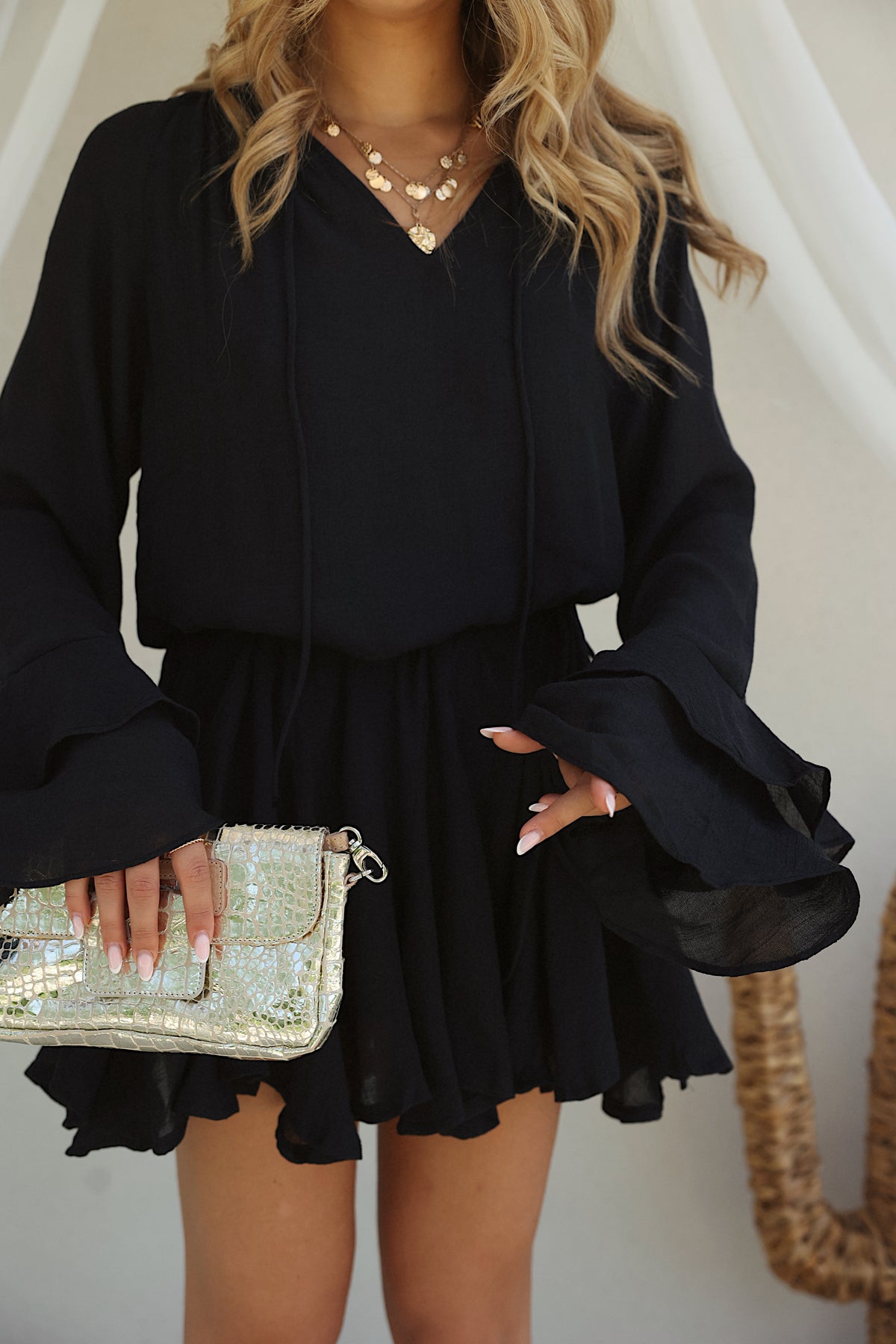 ISIS DRESS - BLACK