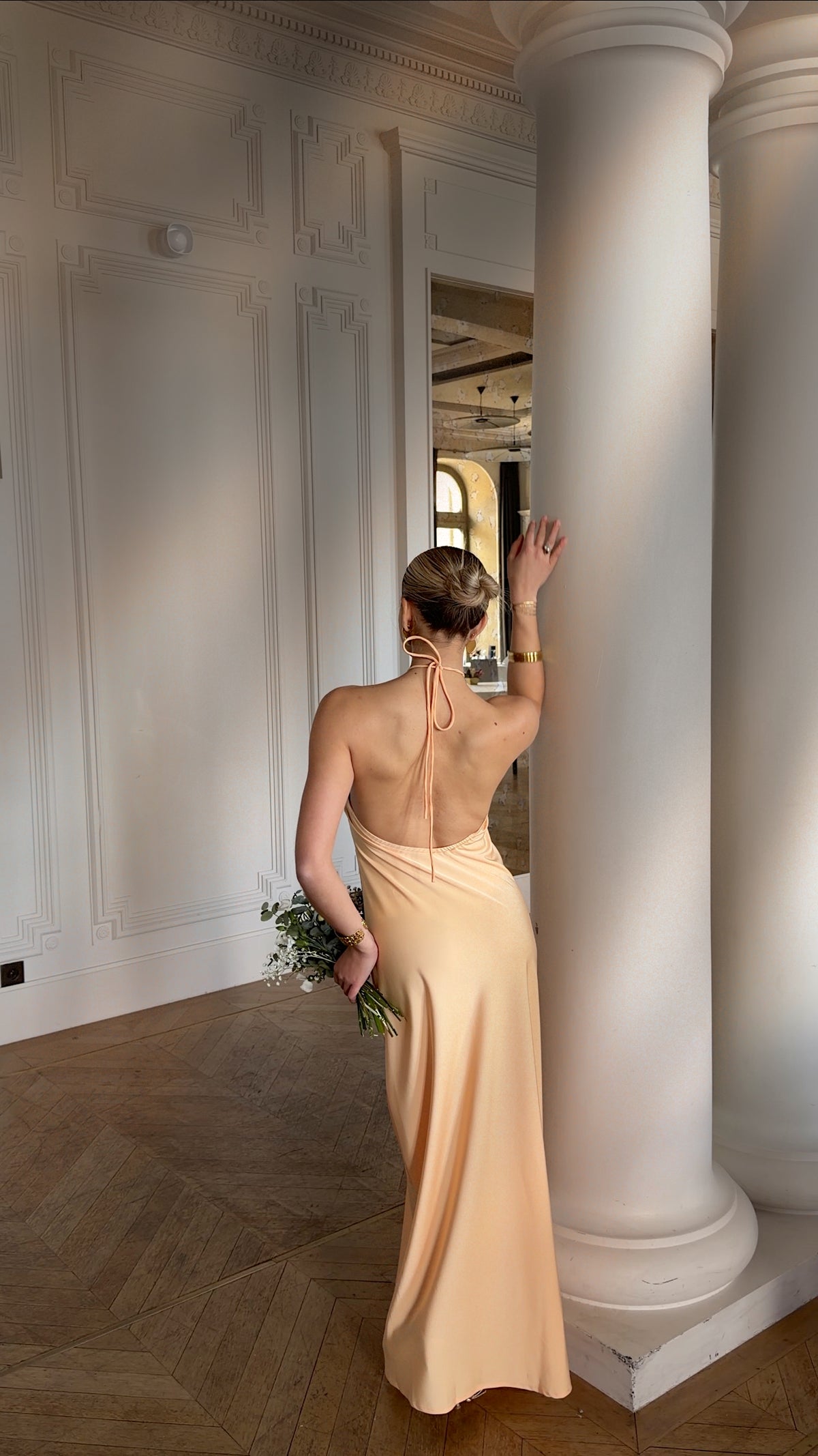 JULIA DRESS - APRICOT