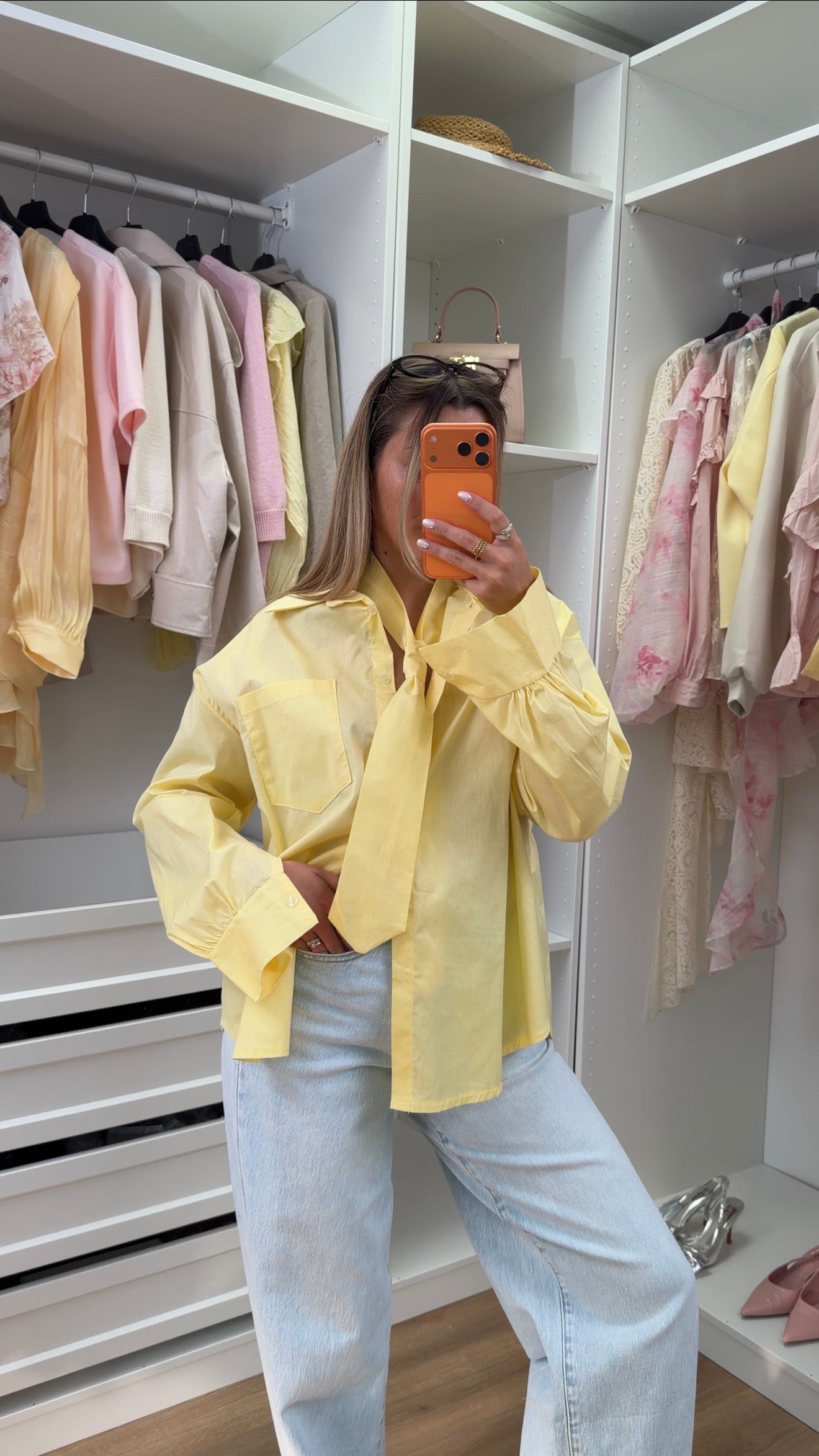 CHEMISE CAMILLE - JAUNE