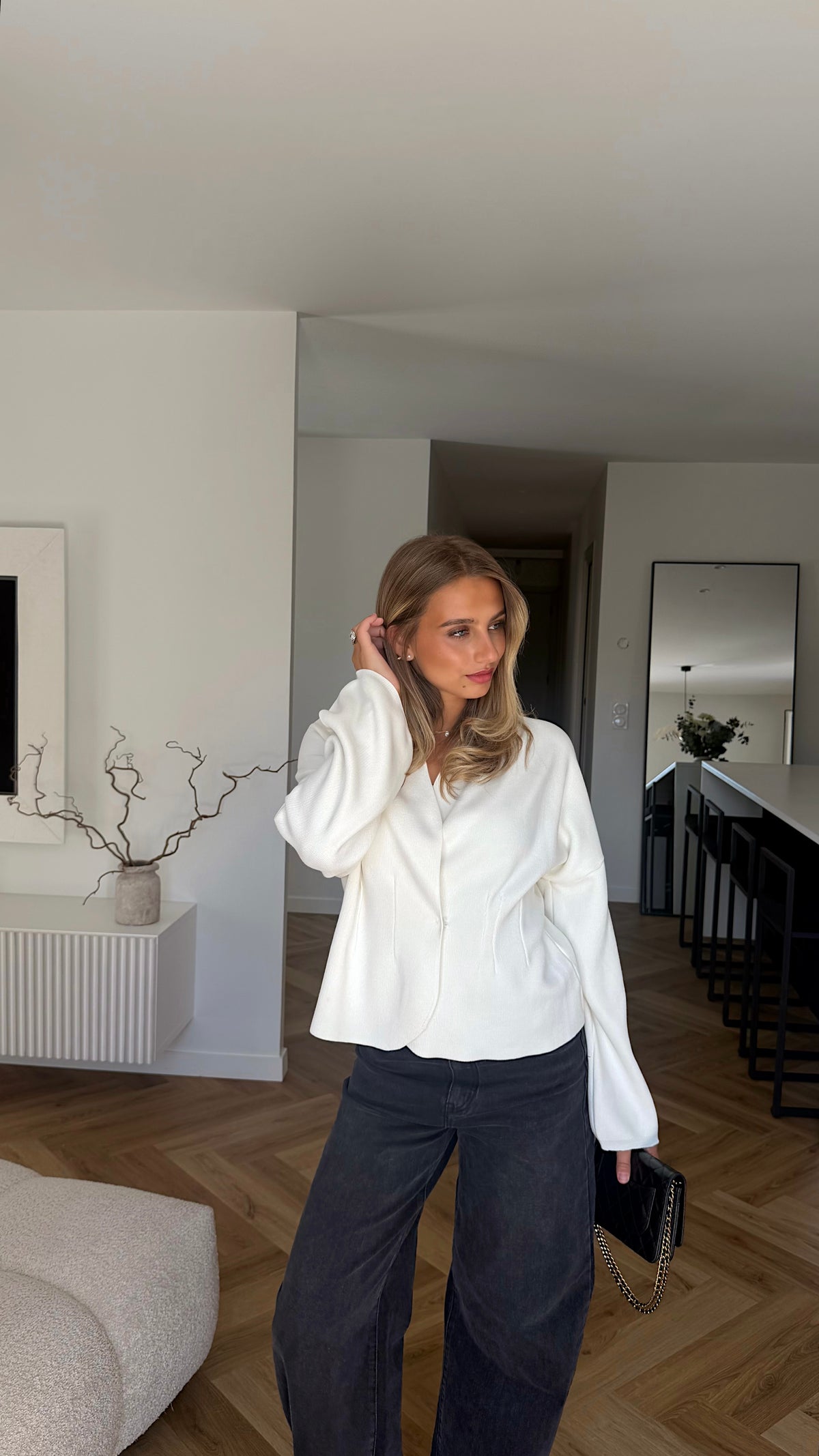 GILET OLYMPE - BLANC