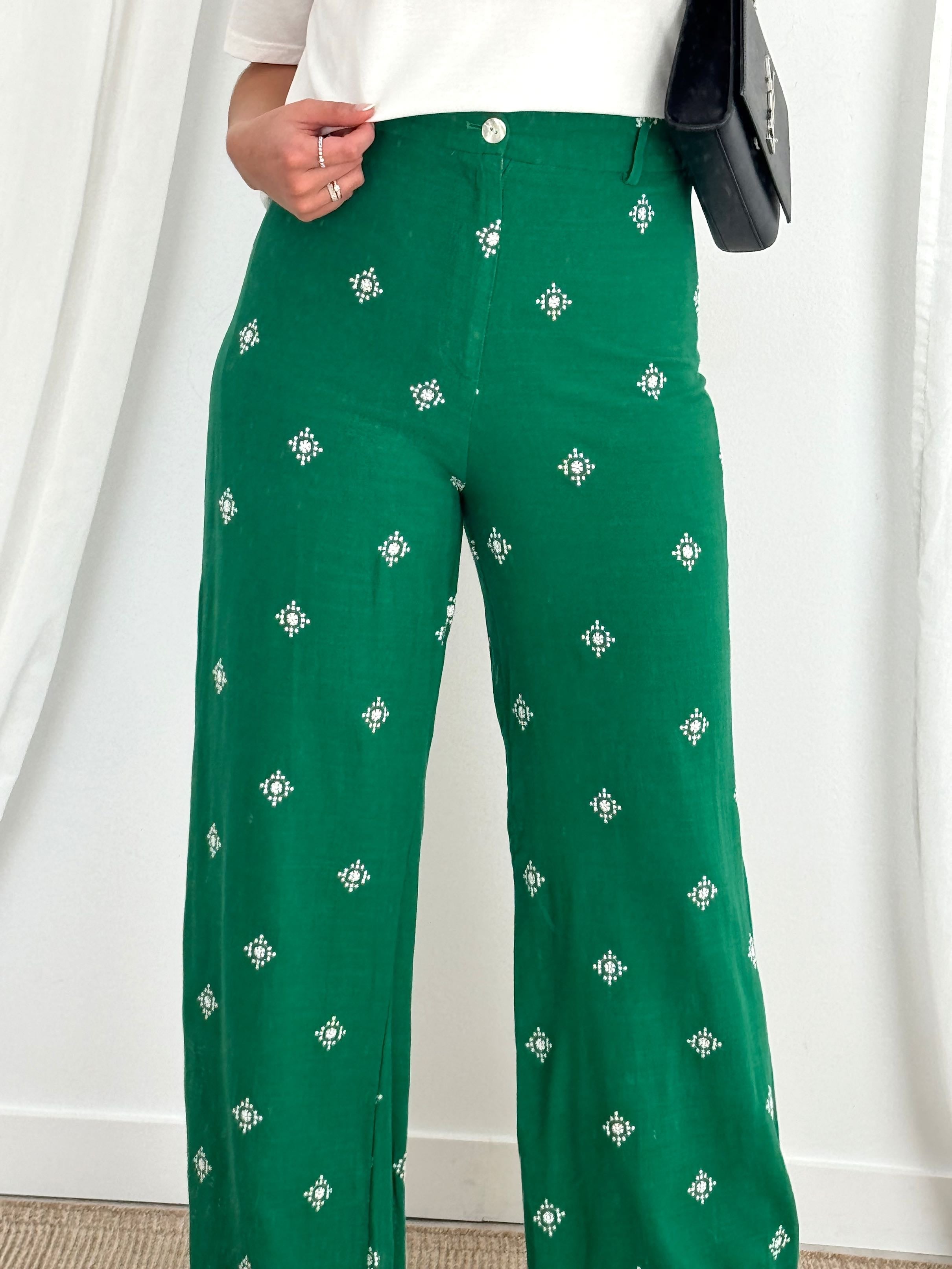 MURA TROUSERS - GREEN