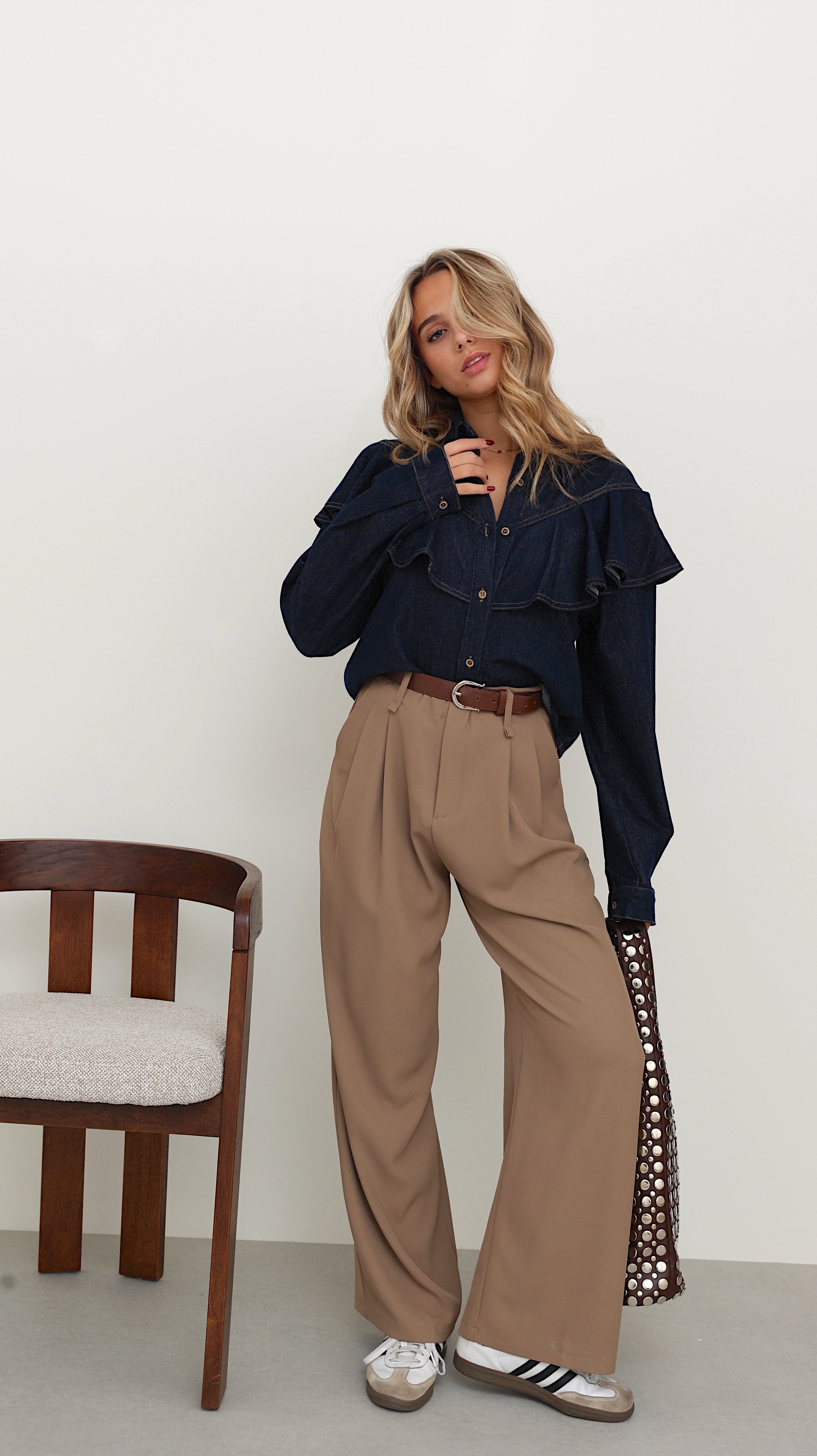 PANTALONES VERRA - GRIS TOPO