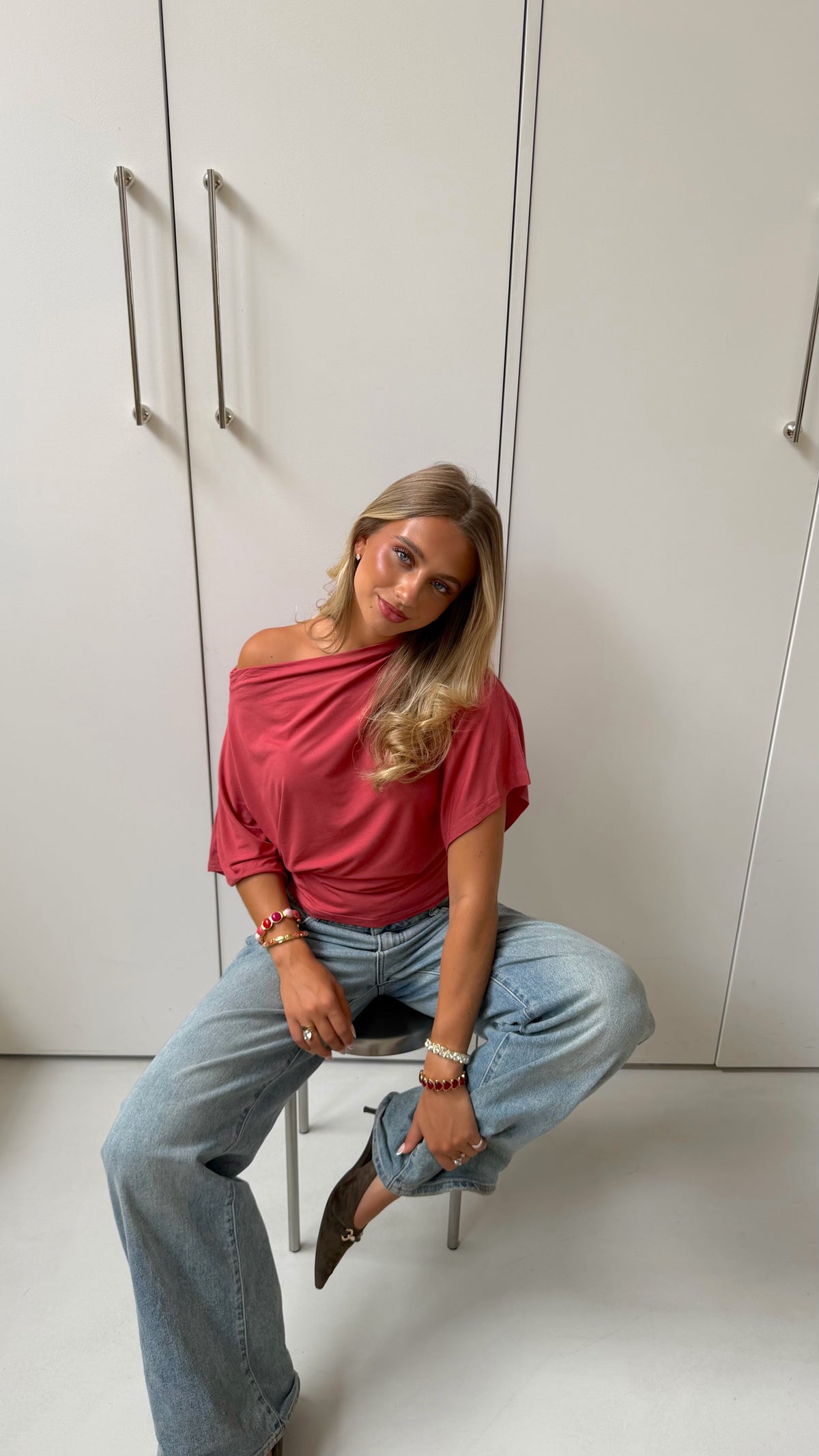 TOP MILA - TERRACOTTA