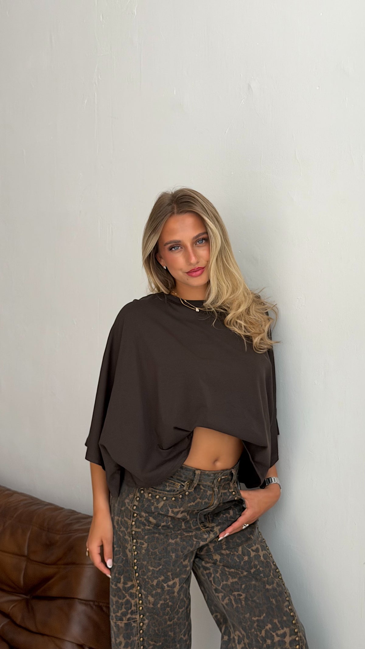 T SHIRT NINON - CHOCO