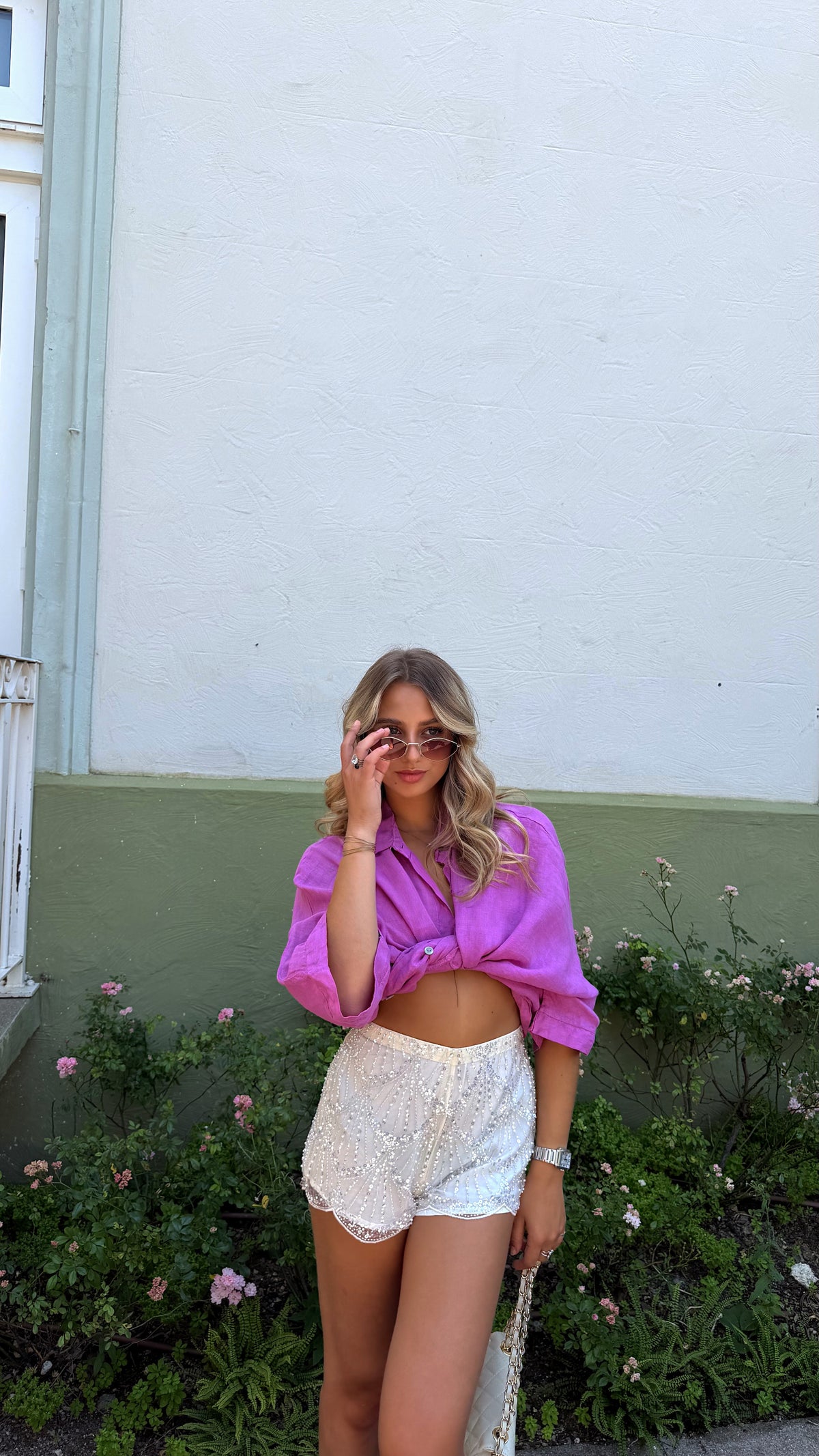 CAMISA LINA - VIOLETA