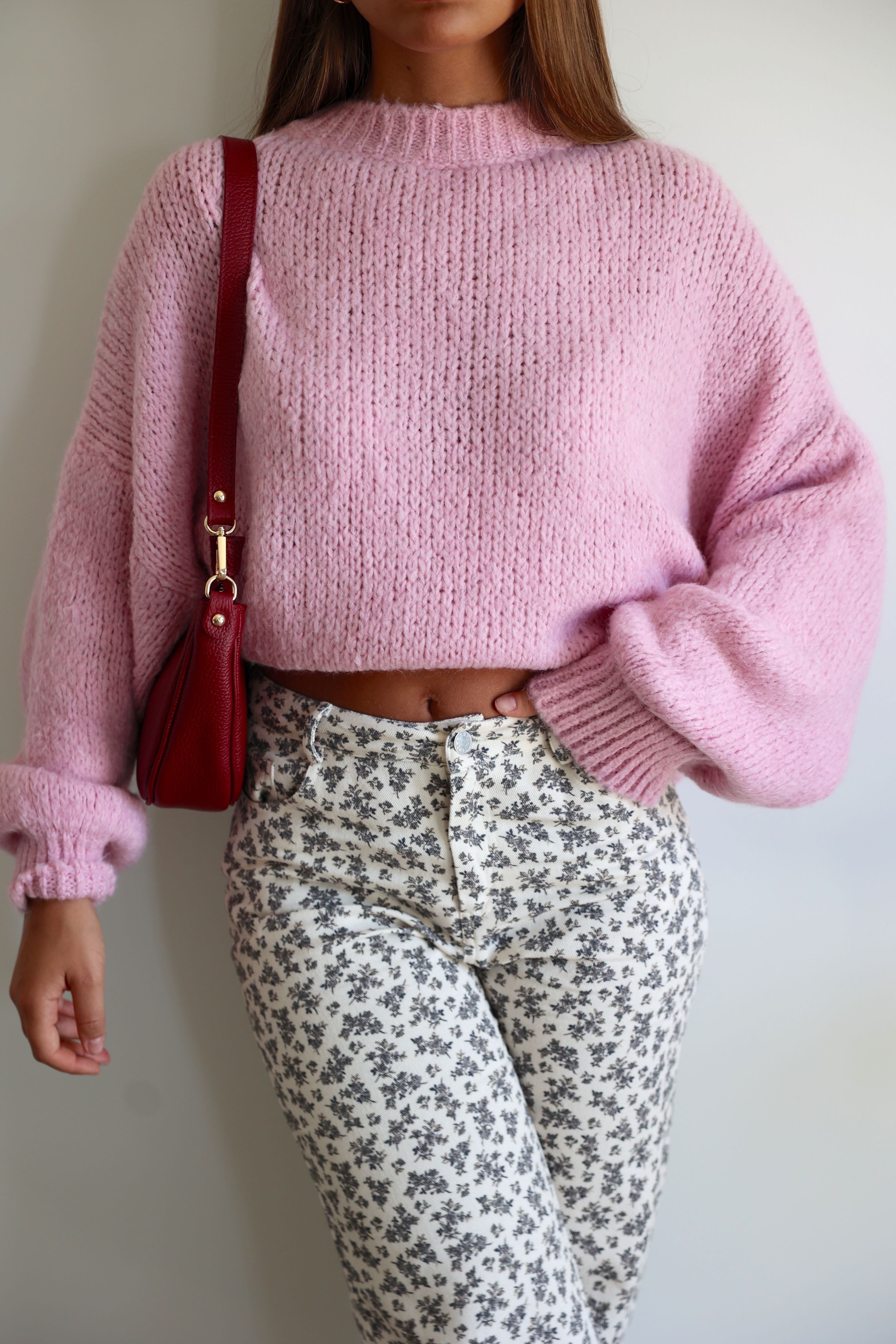 CLOÉ SWEATER - PALE PINK