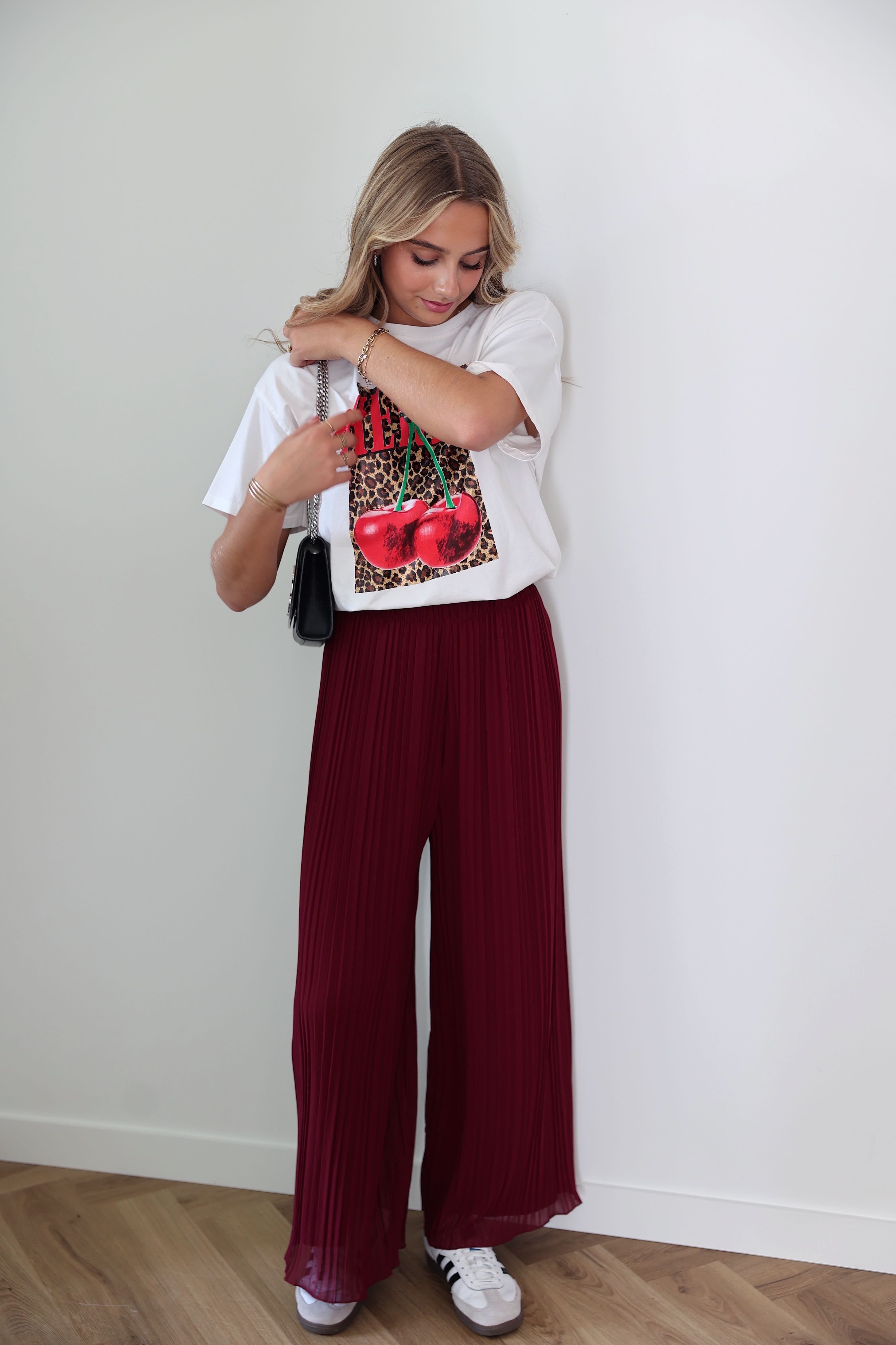 JOY PANTS - BORDEAUX