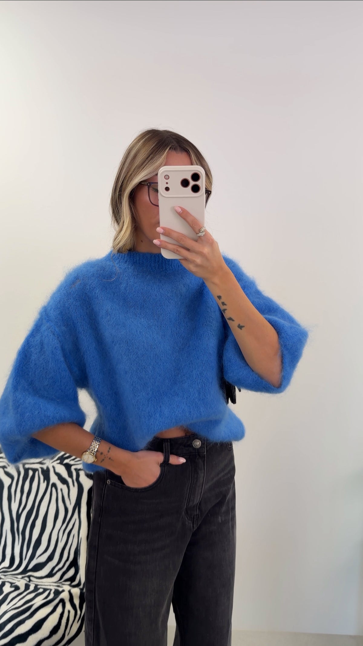PULL VALERIE - BLEU