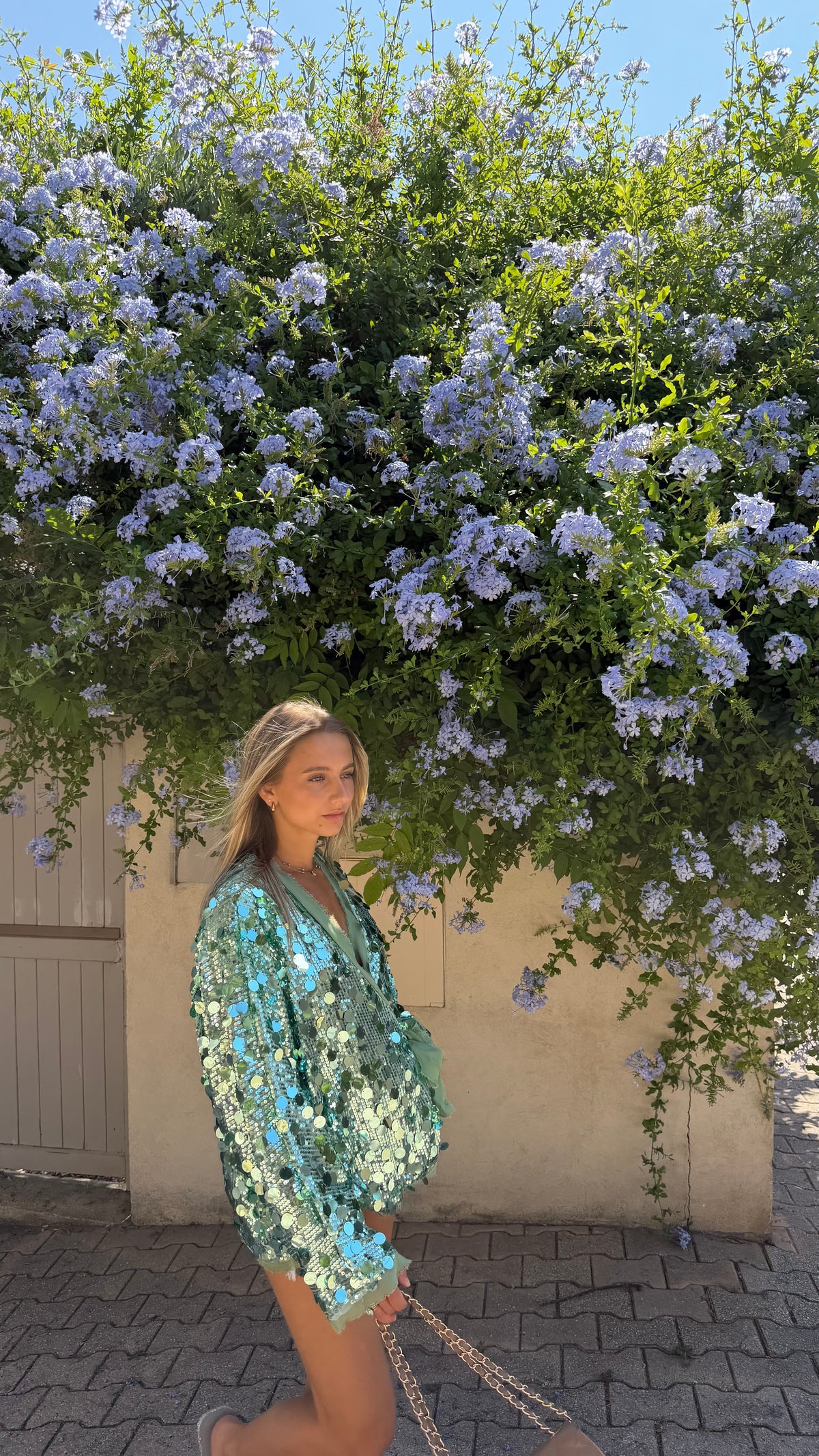 GILET ALICE - TURQUOISE