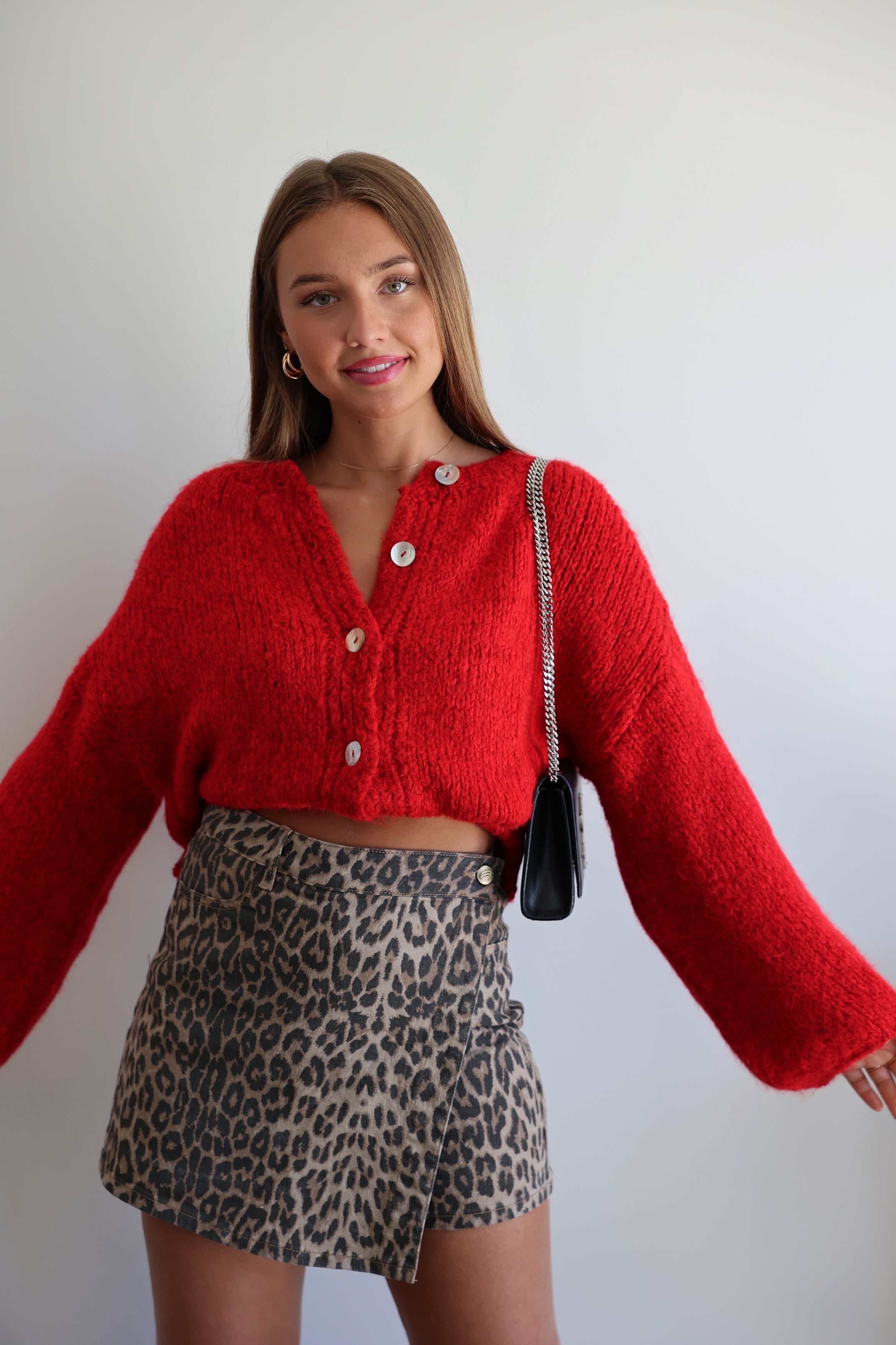 GILET LARA - ROUGE