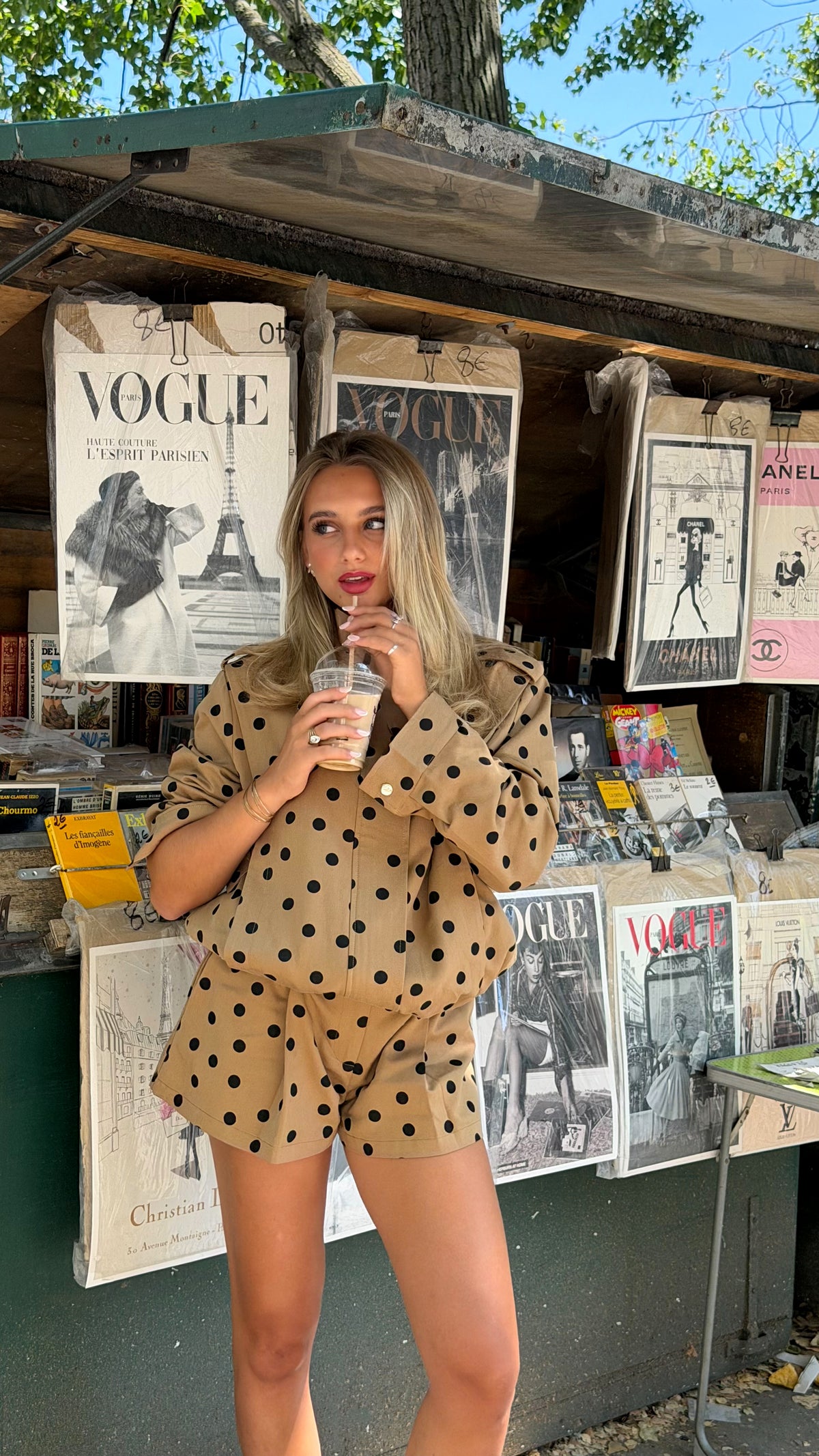 SHORT LOUISE - CAMEL