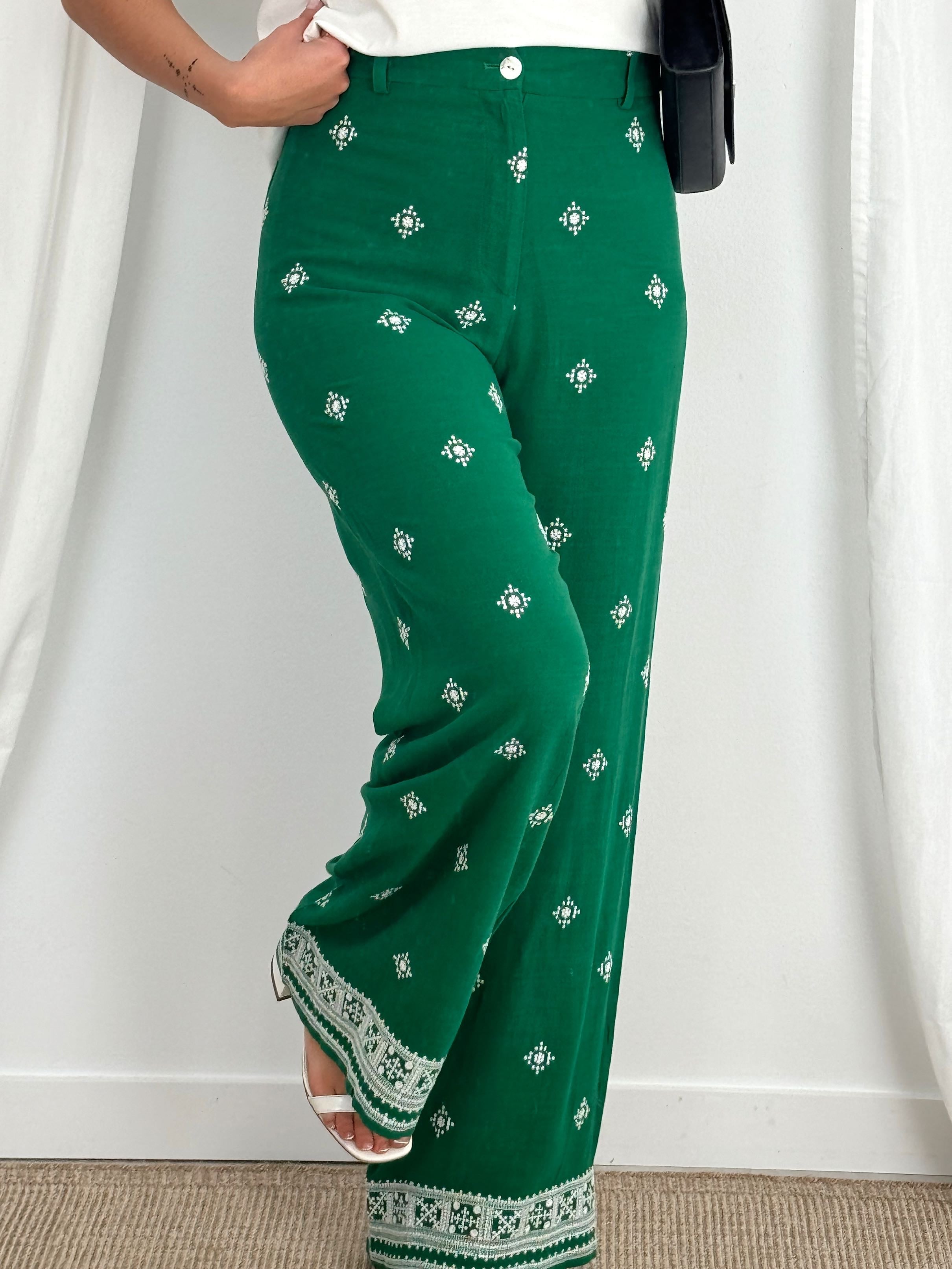 PANTALON MURA - VERT