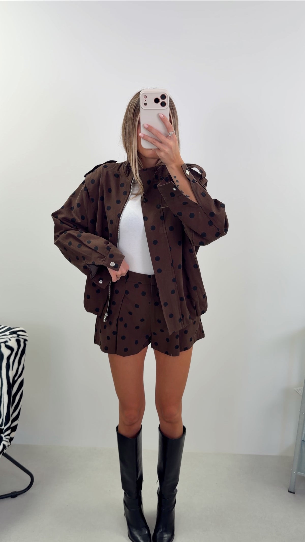VESTE LOUISE - CHOCO