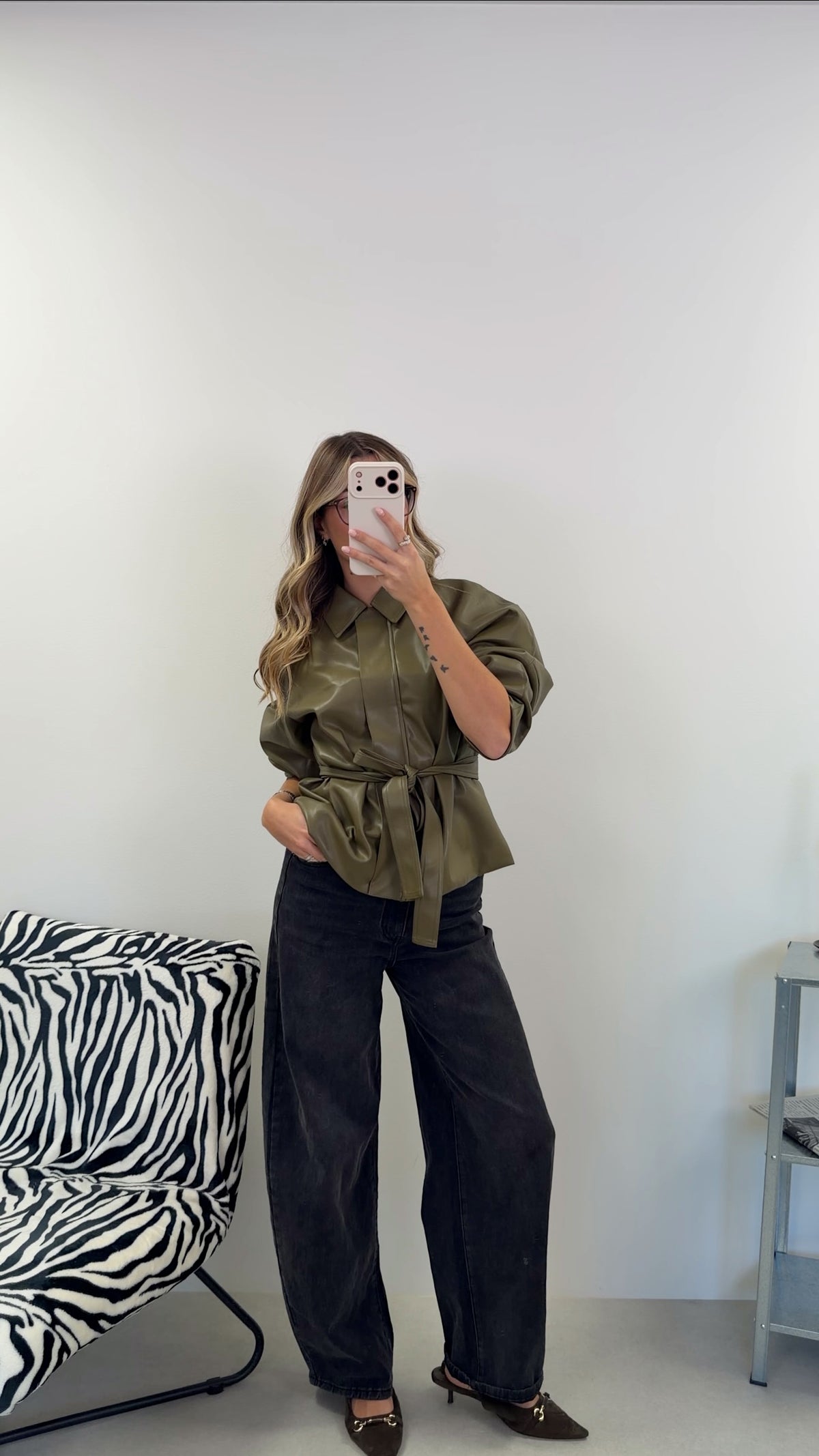 VESTE HAVA - OLIVE