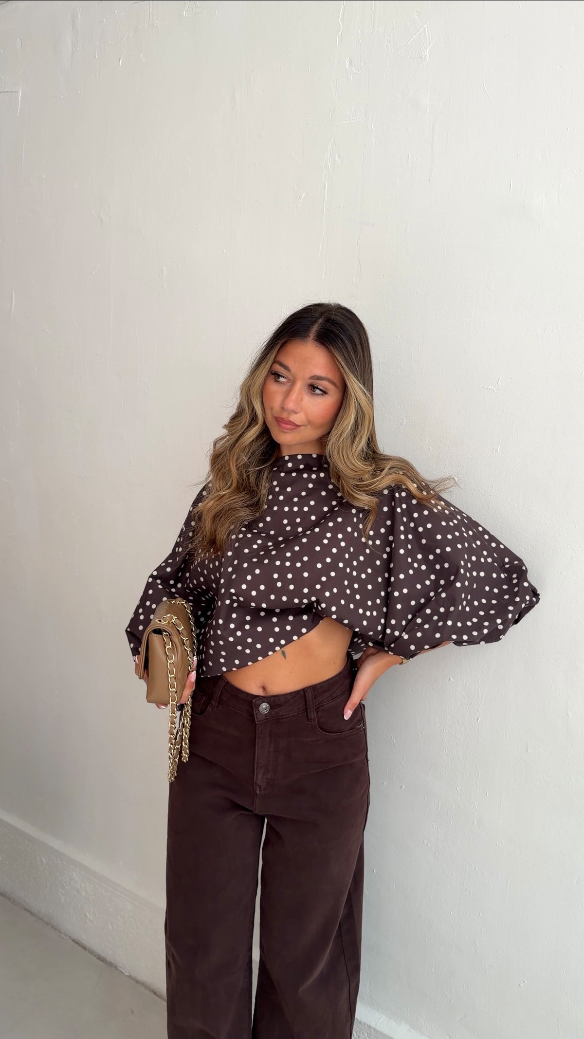 BLOUSE ANAIS - CHOCO