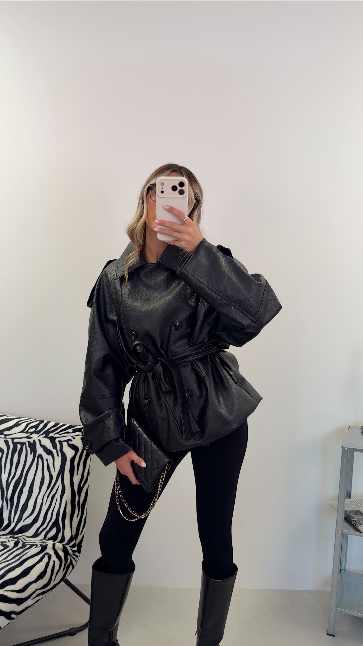 TRENCH COLETTE - NOIR