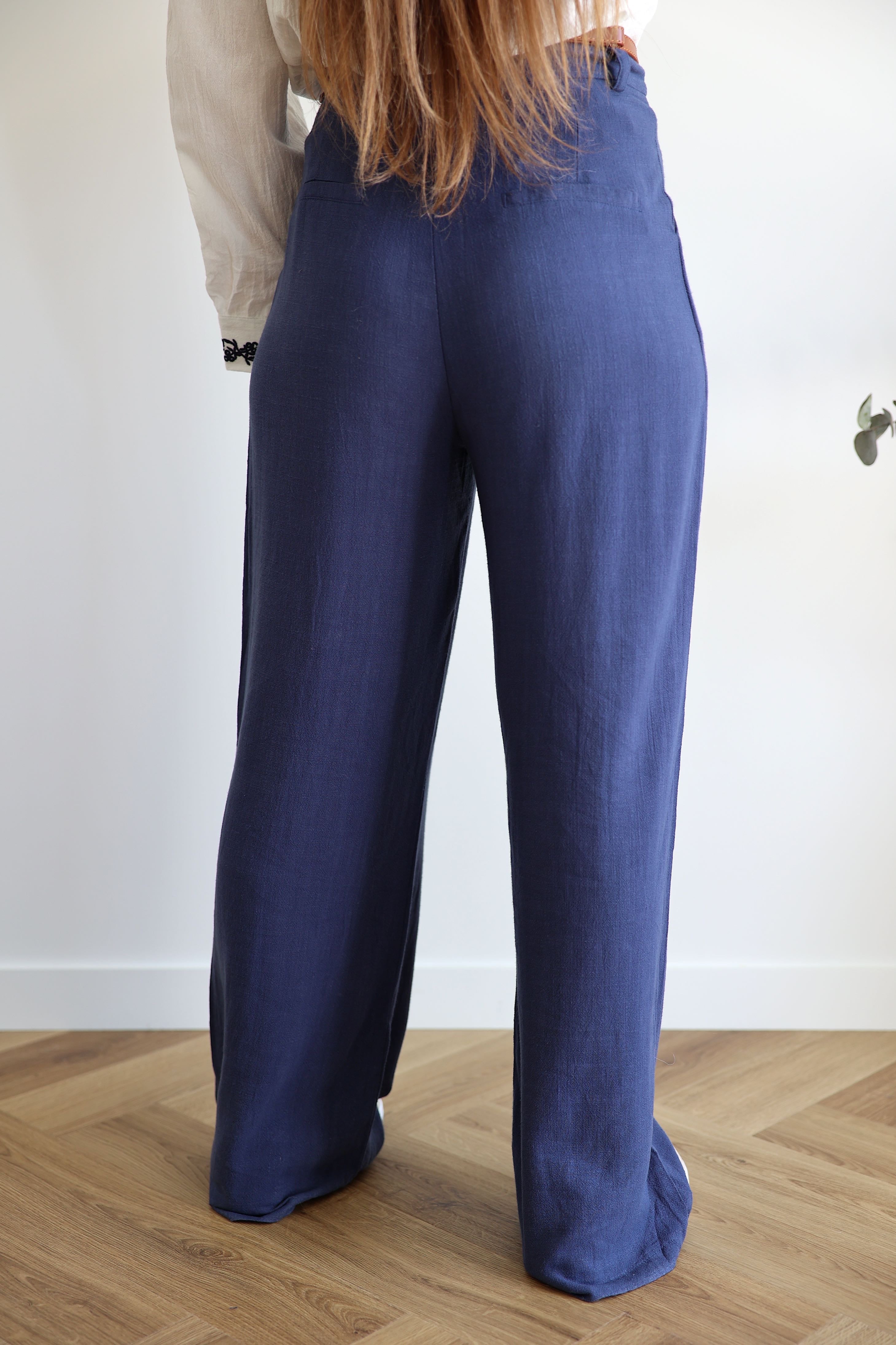 MONA PANTS - NAVY BLUE