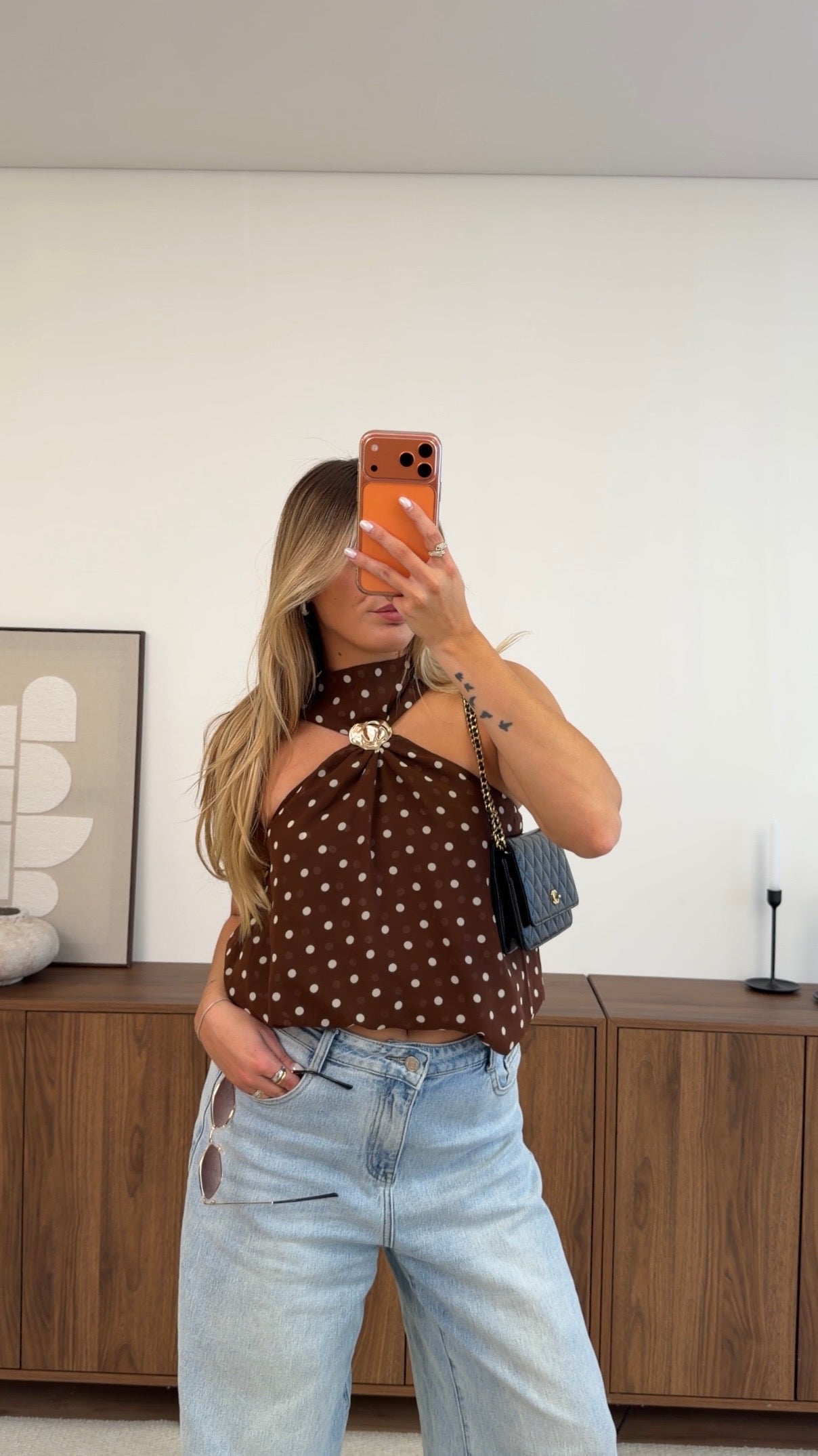 TOP ANNIE - MARRÓN